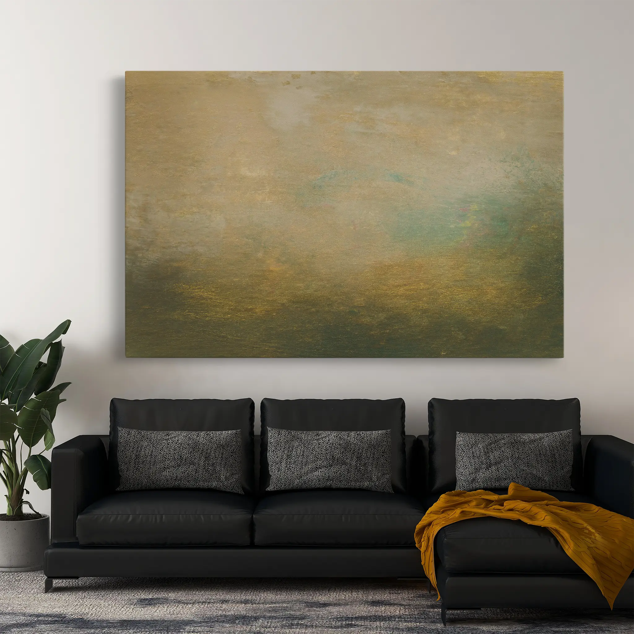 Abstract Canvas Wall Art WAD233-A 90 x 60 cm / Stretched on hidden frame