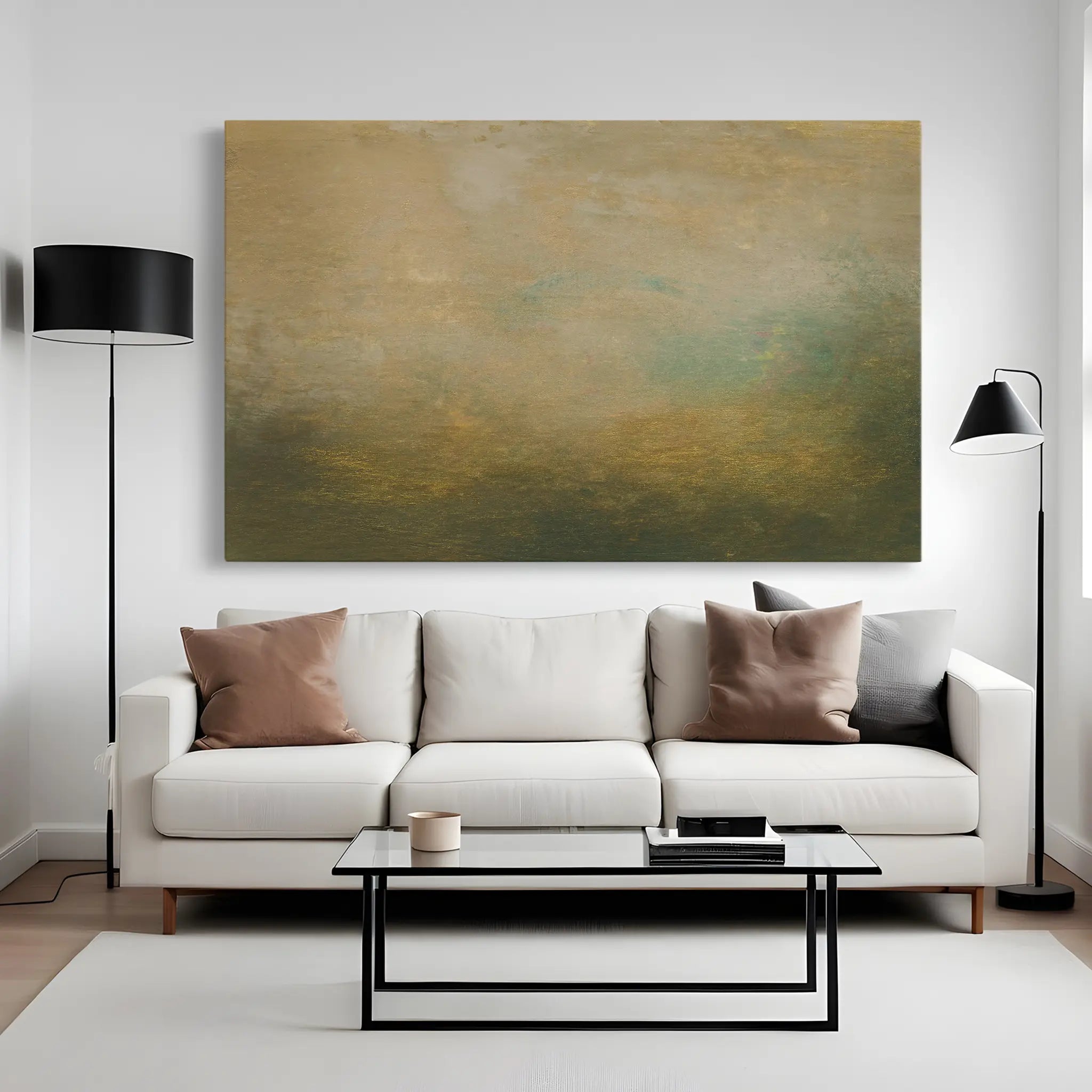 Abstract Canvas Wall Art WAD233-A 90 x 60 cm / Stretched on hidden frame