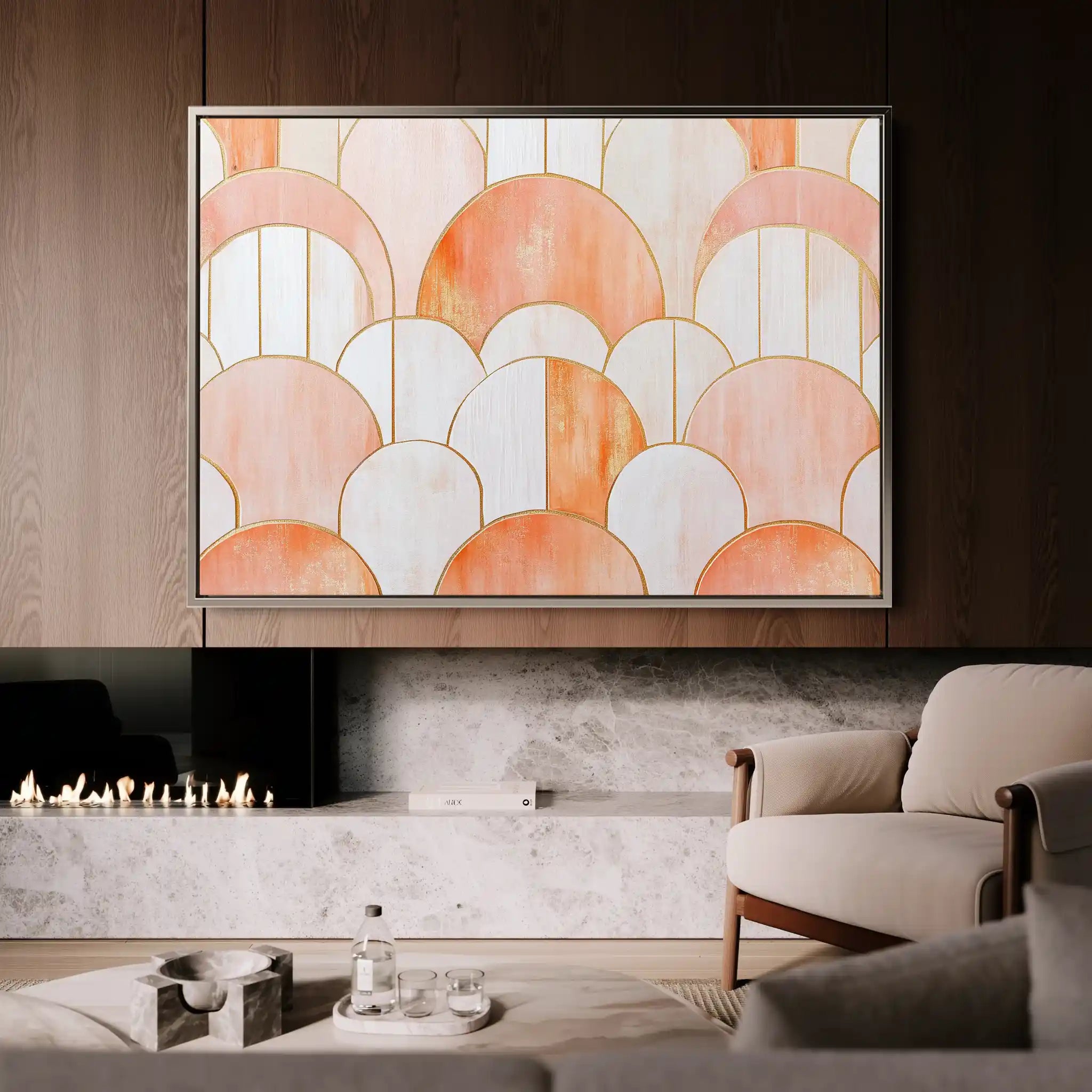 Boho 234 Canvas Art 90 x 60 cm / Stretched on hidden frame