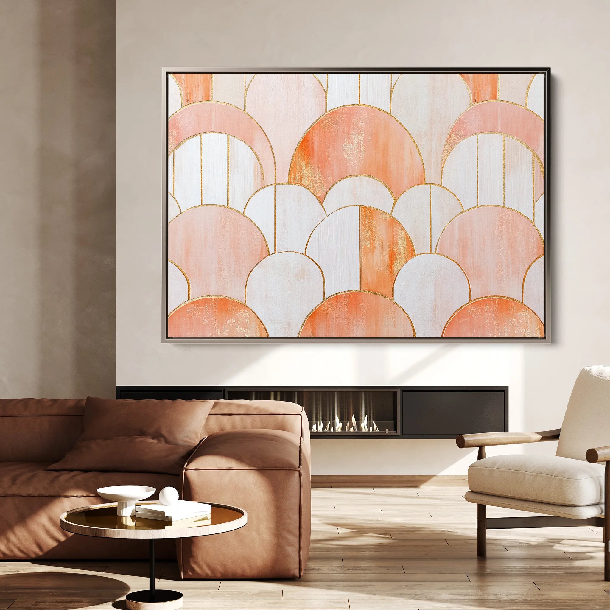 Boho Canvas Wall Art WAD234-BH 90 x 60 cm / Stretched on hidden frame
