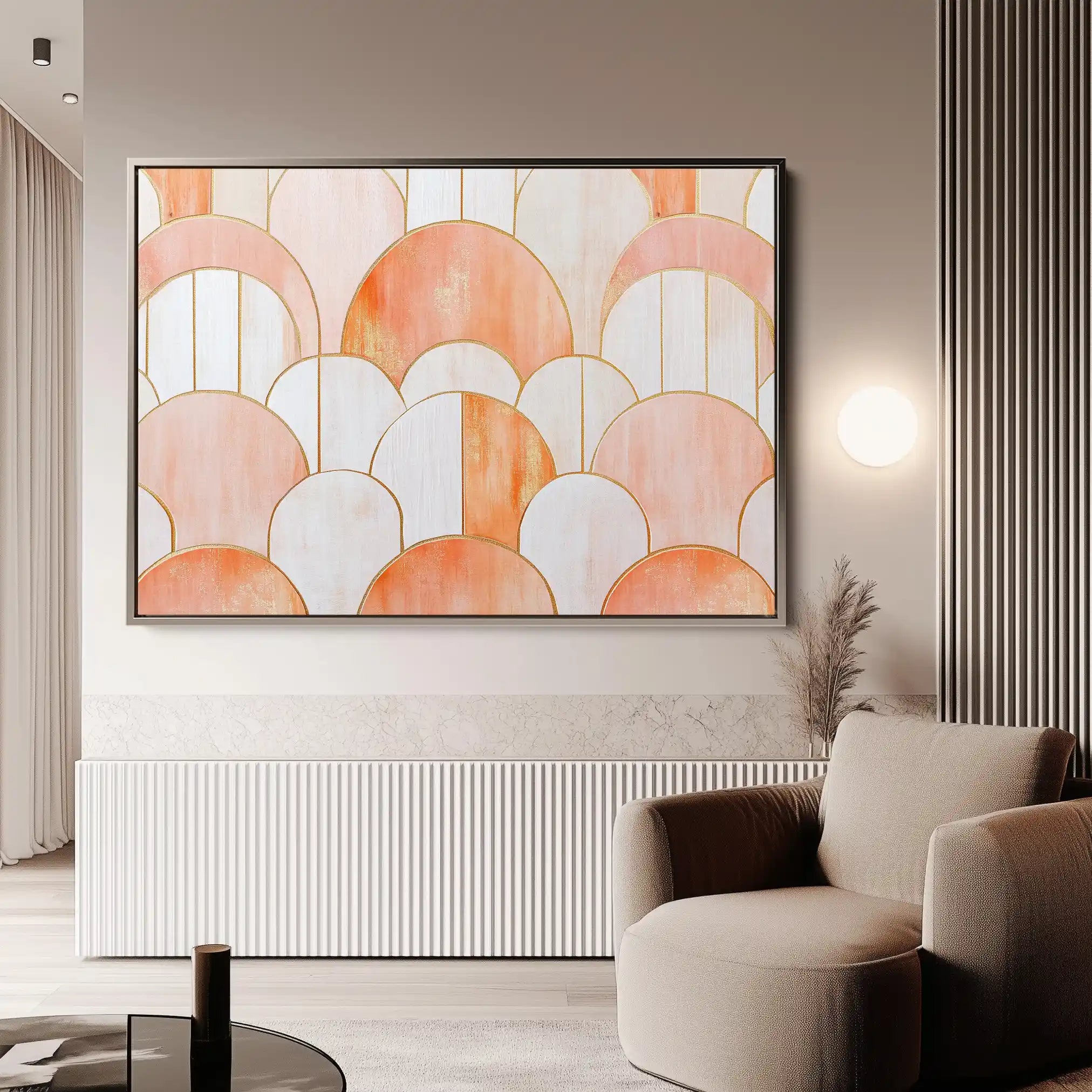 Boho 234 Canvas Art 90 x 60 cm / Stretched on hidden frame