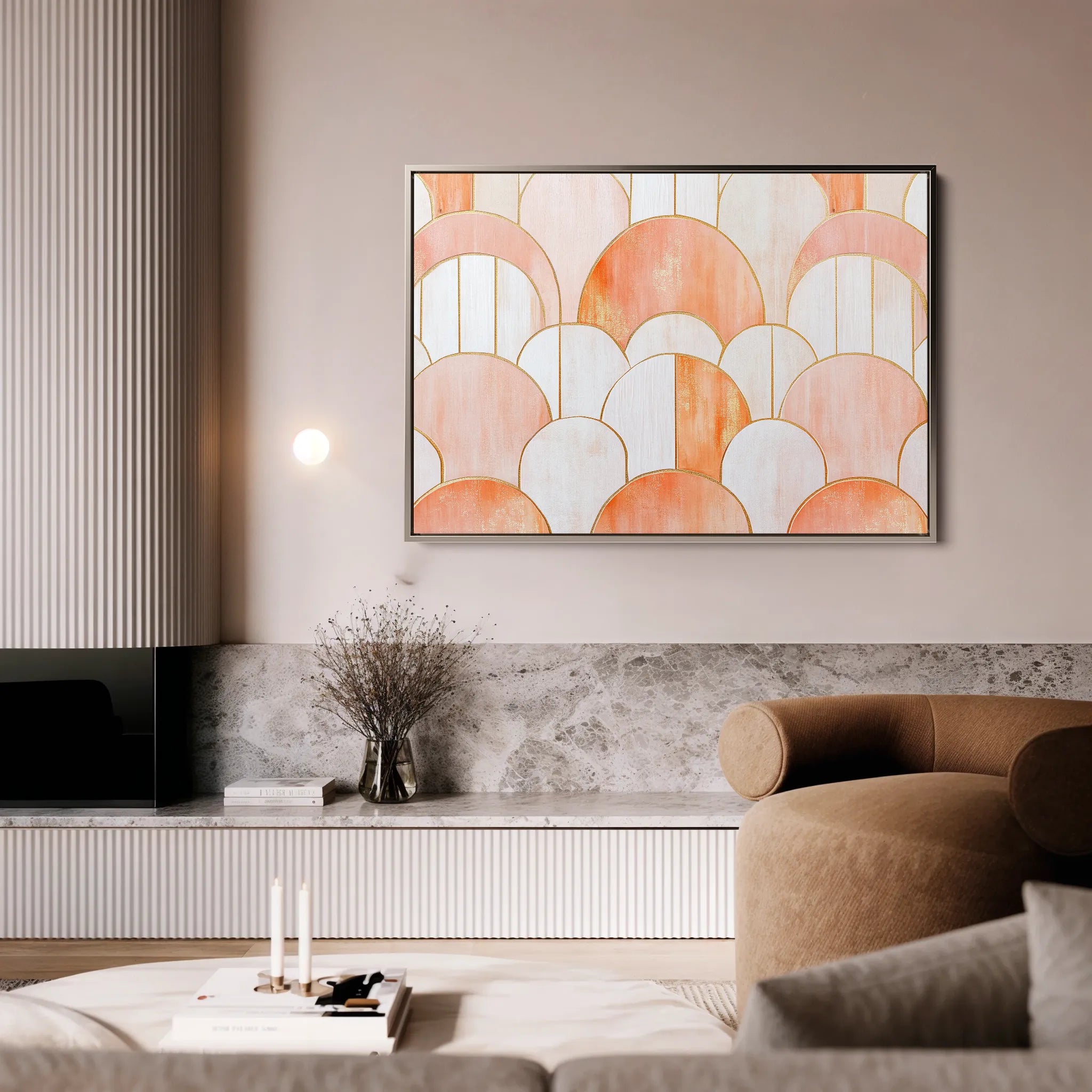 Boho Canvas Wall Art WAD234-BH 90 x 60 cm / Stretched on hidden frame