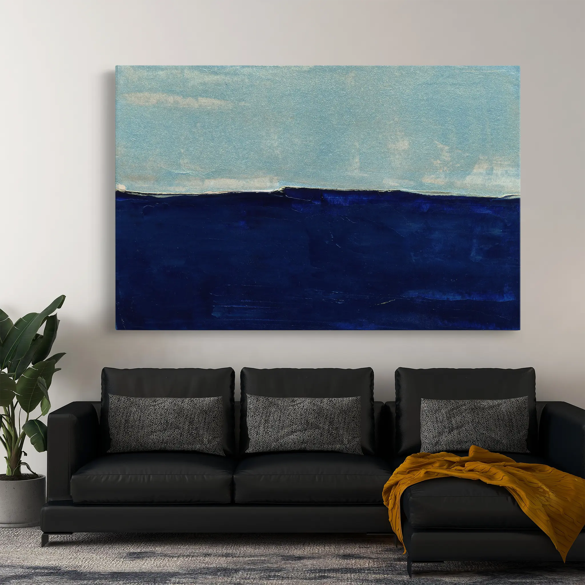 Abstract Canvas Wall Art WAD235-A 90 x 60 cm / Stretched on hidden frame