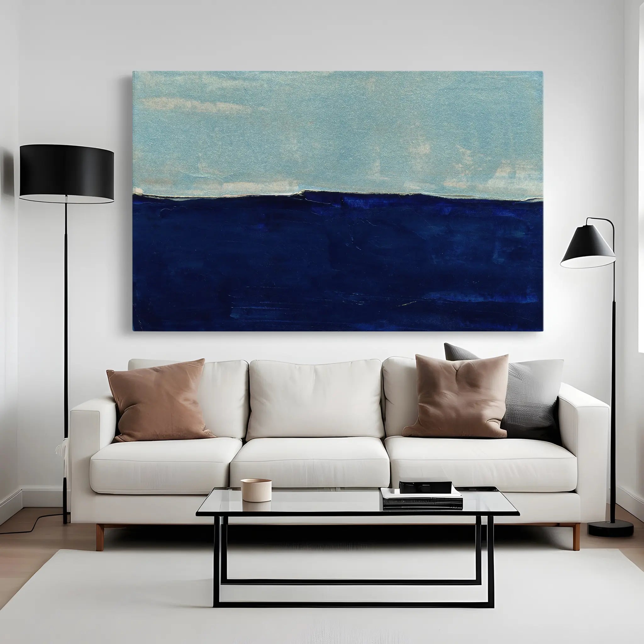 Abstract Canvas Wall Art WAD235-A 90 x 60 cm / Stretched on hidden frame