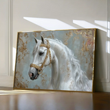 Horses 236 Canvas Art 90 x 60 cm / Stretched on hidden frame
