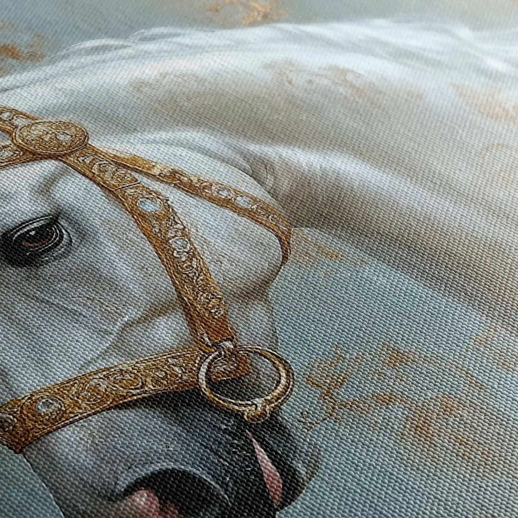 Horses 236 Canvas Art 90 x 60 cm / Stretched on hidden frame