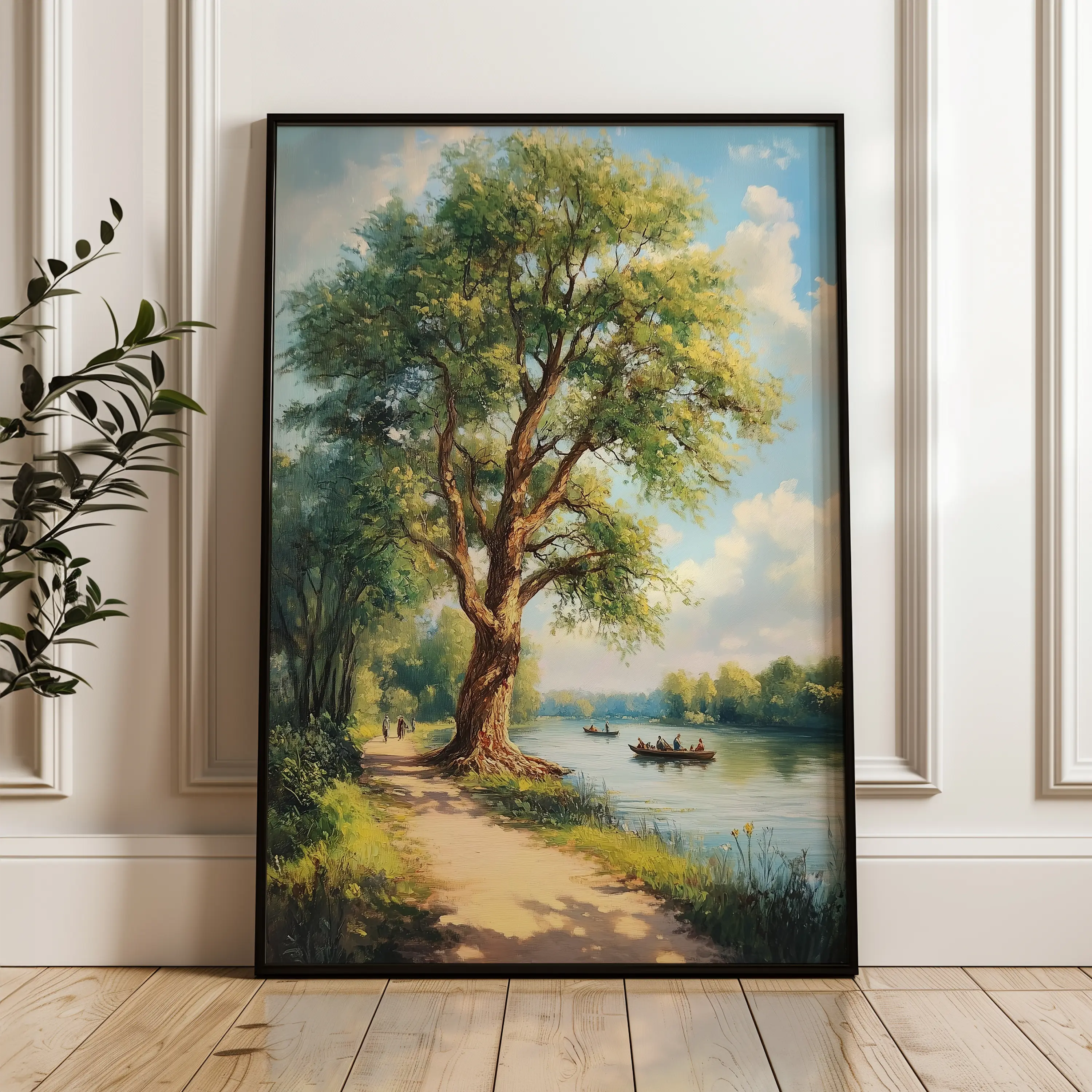 Landscape Canvas Wall Art WAD237-L 90 x 60 cm / Stretched on hidden frame