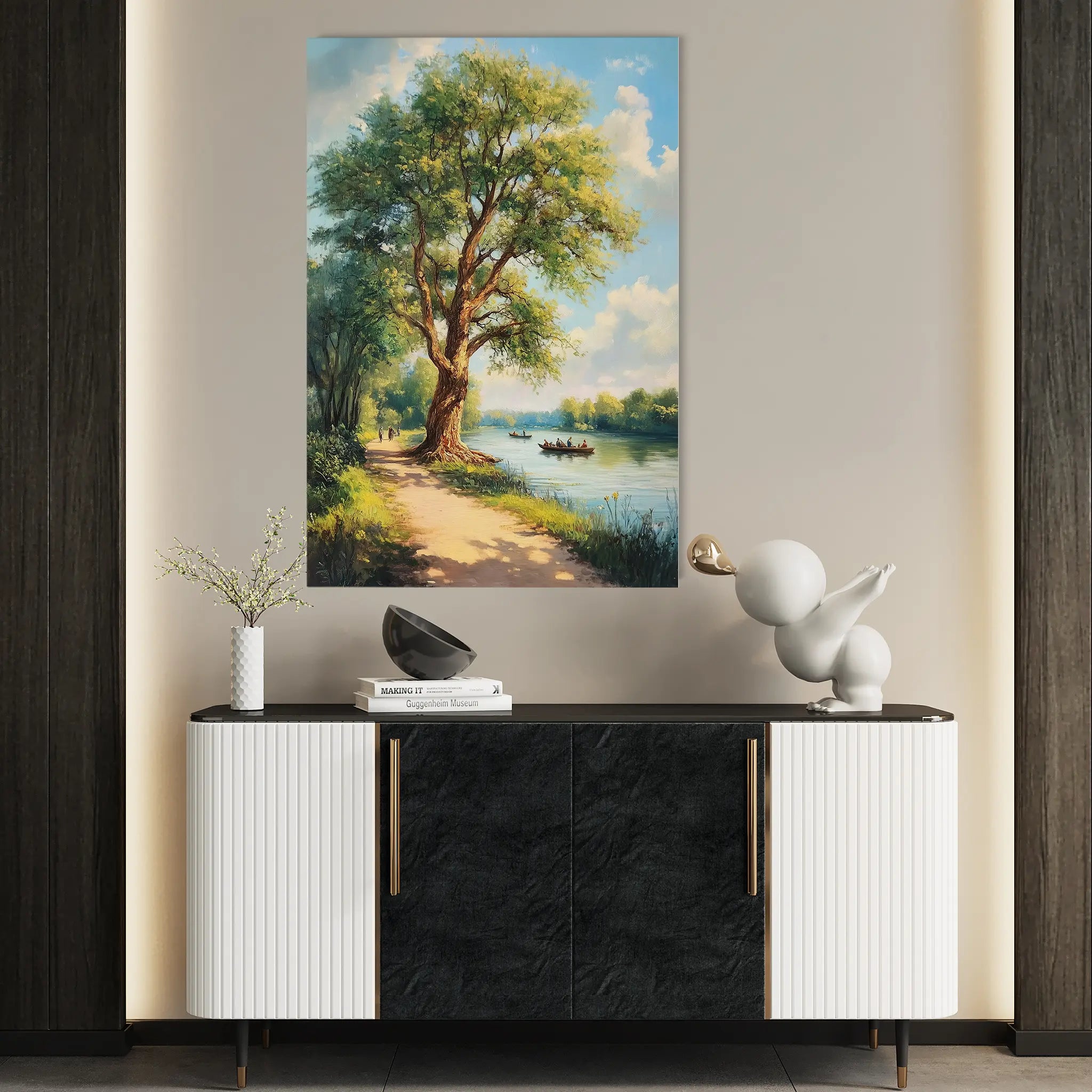 Landscape Canvas Wall Art WAD237-L 90 x 60 cm / Stretched on hidden frame