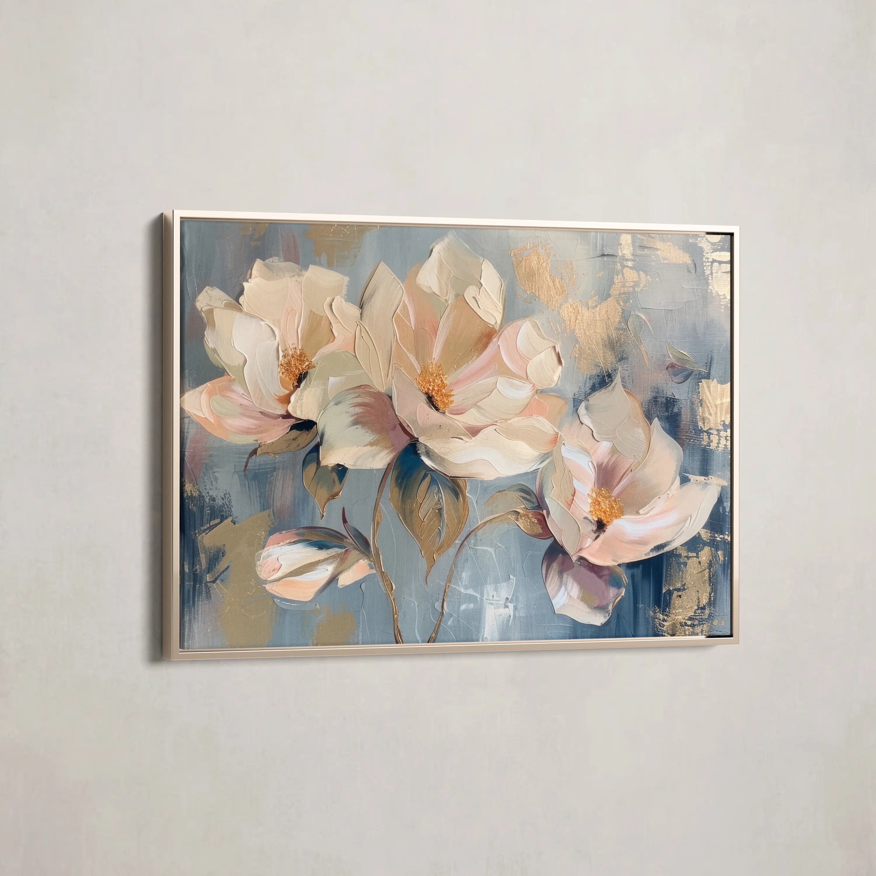 Floral Canvas Wall Art WAD238-F 90 x 60 cm / Stretched on hidden frame