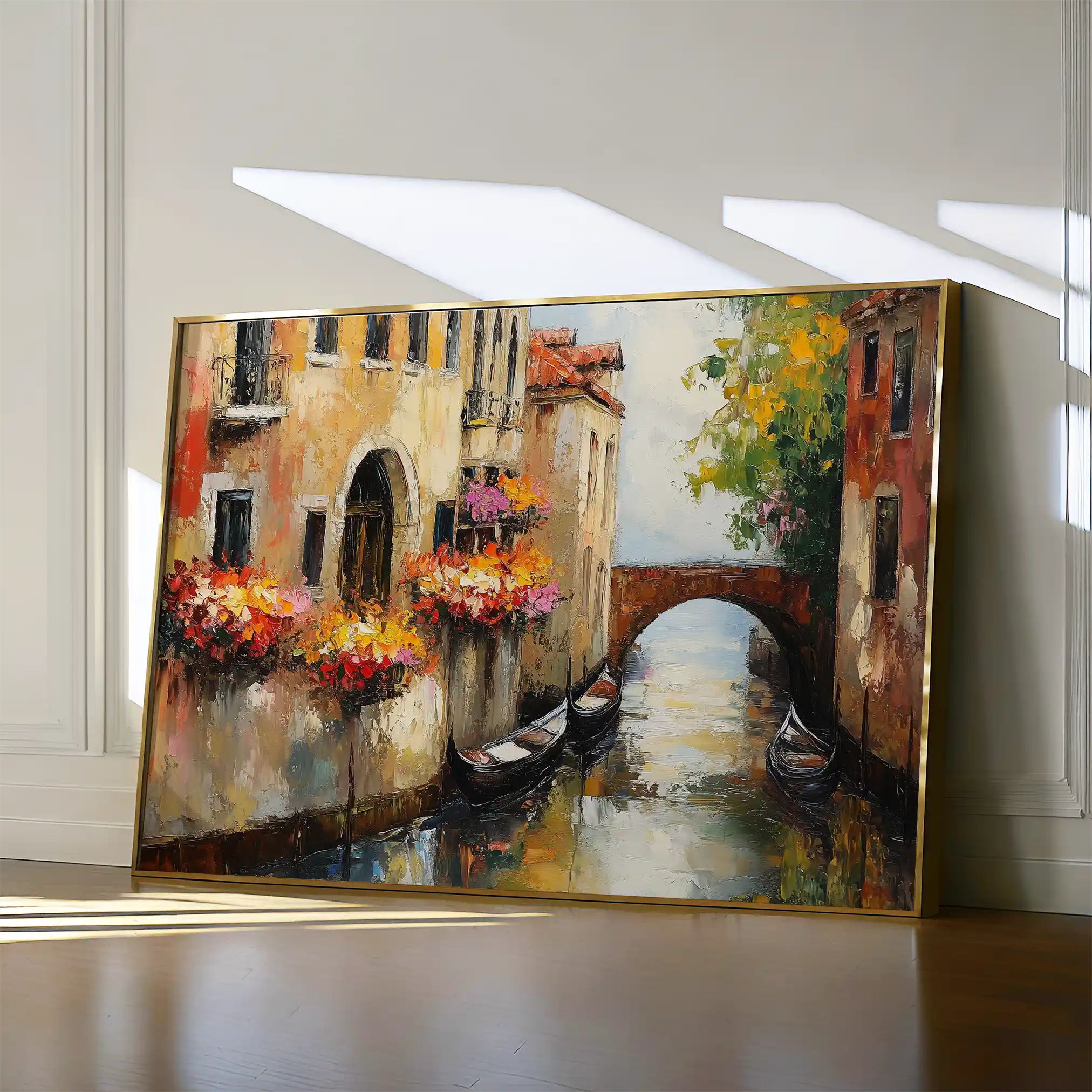 Landscape 238 Canvas Art 90 x 60 cm / Stretched on hidden frame
