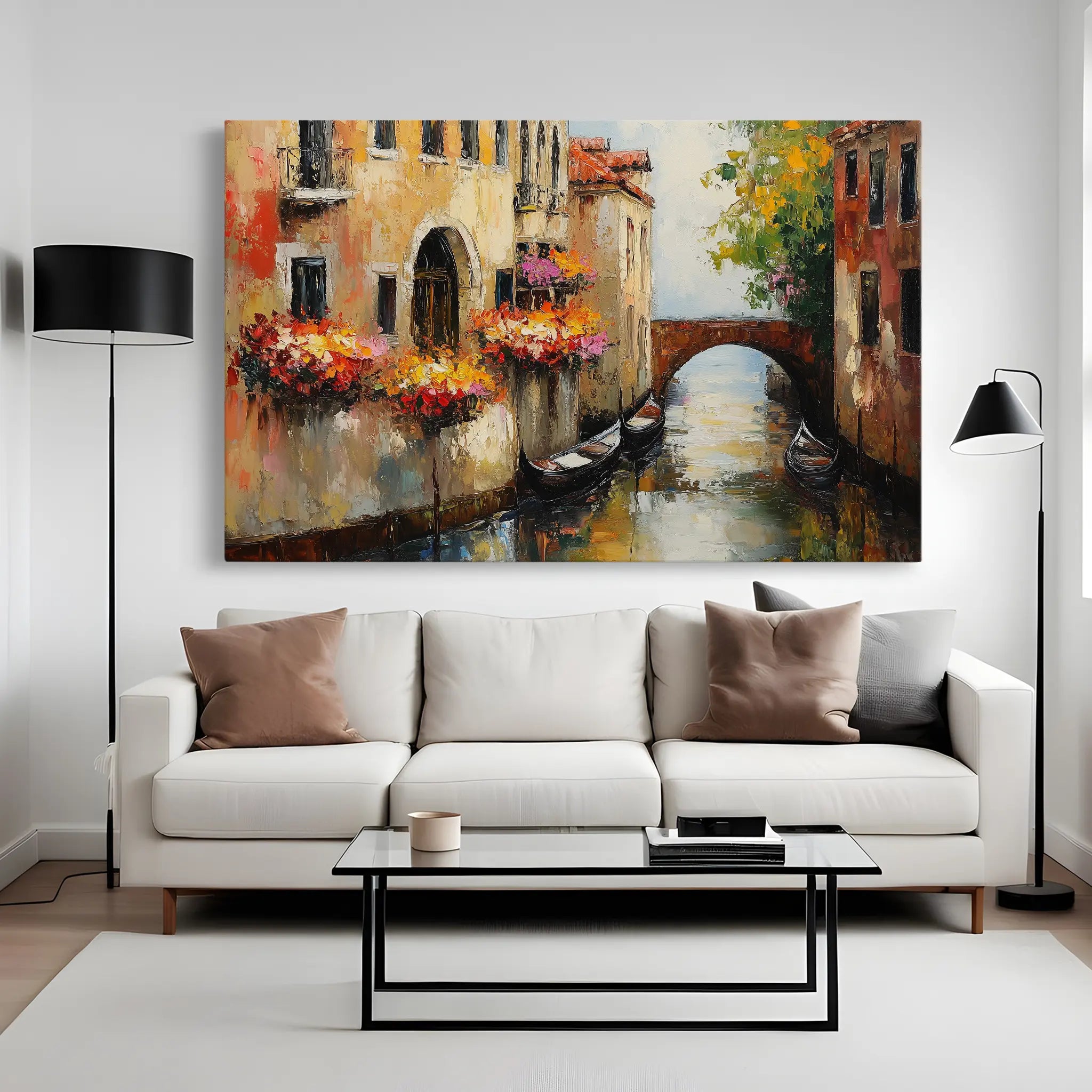 Landscape Canvas Wall Art WAD238-L 90 x 60 cm / Stretched on hidden frame