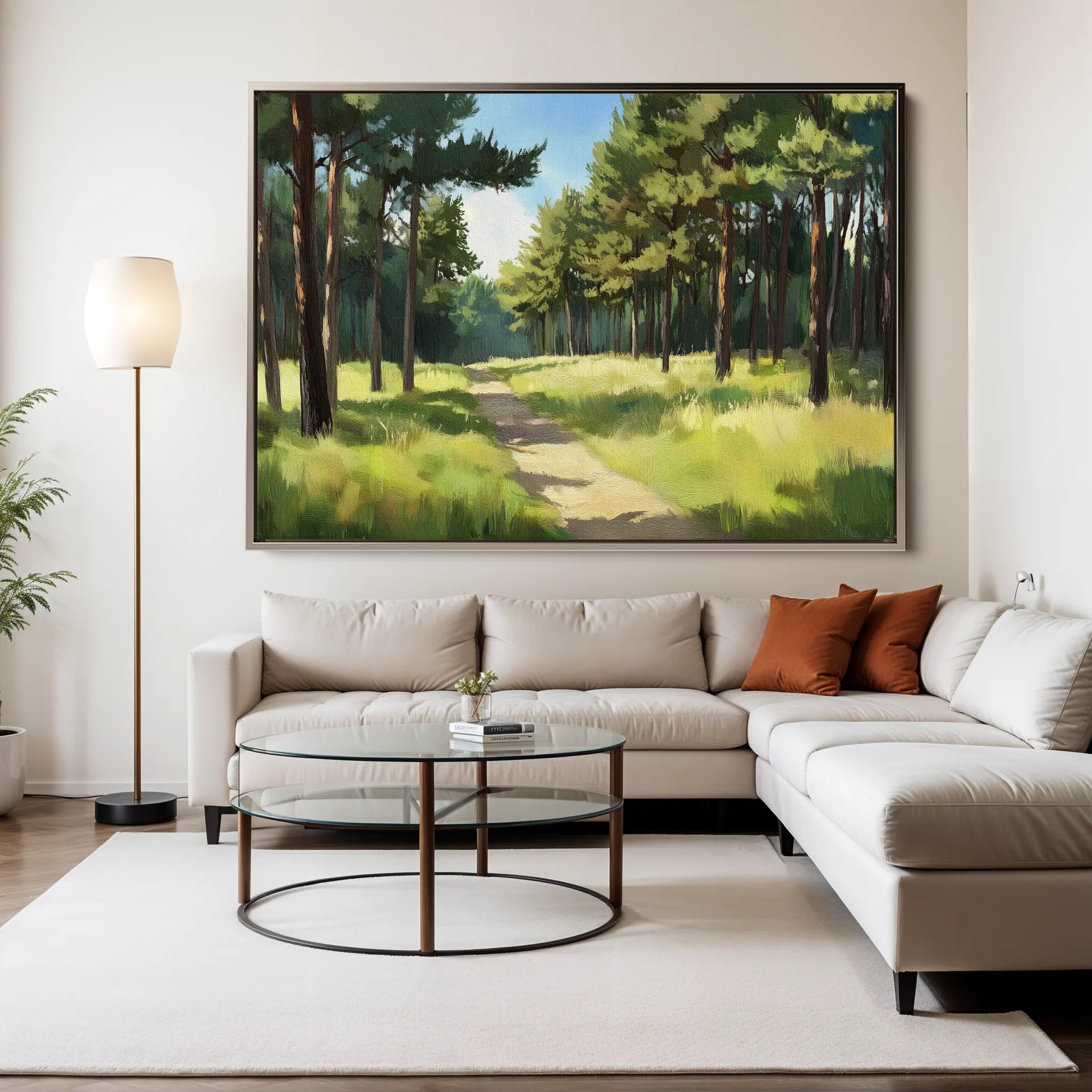 Landscape Canvas Wall Art WAD239-L 90 x 60 cm / Stretched on hidden frame