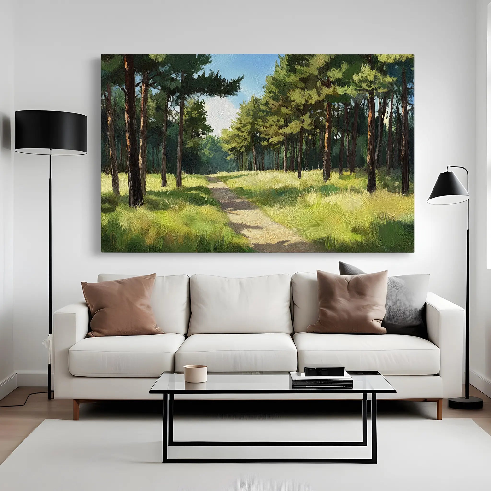 Landscape Canvas Wall Art WAD239-L 90 x 60 cm / Stretched on hidden frame