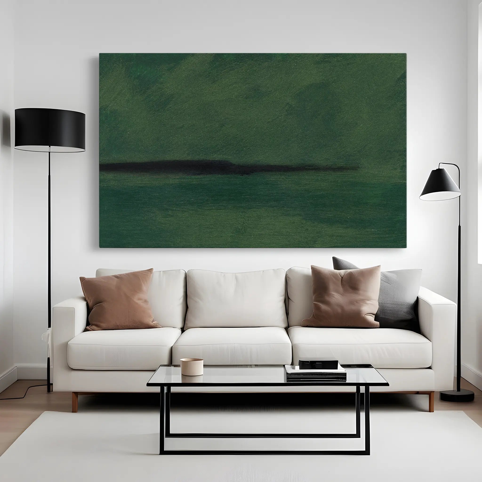 Abstract Canvas Wall Art WAD240-A 90 x 60 cm / Stretched on hidden frame