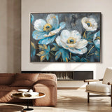 Floral Canvas Wall Art WAD240-F 90 x 60 cm / Stretched on hidden frame