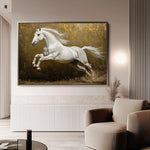 Horses 240 Canvas Art 90 x 60 cm / Stretched on hidden frame