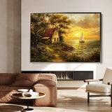Landscape 240 Canvas Art 90 x 60 cm / Stretched on hidden frame