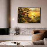 Landscape 240 Canvas Art 90 x 60 cm / Stretched on hidden frame