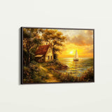 Landscape 240 Canvas Art 90 x 60 cm / Stretched on hidden frame