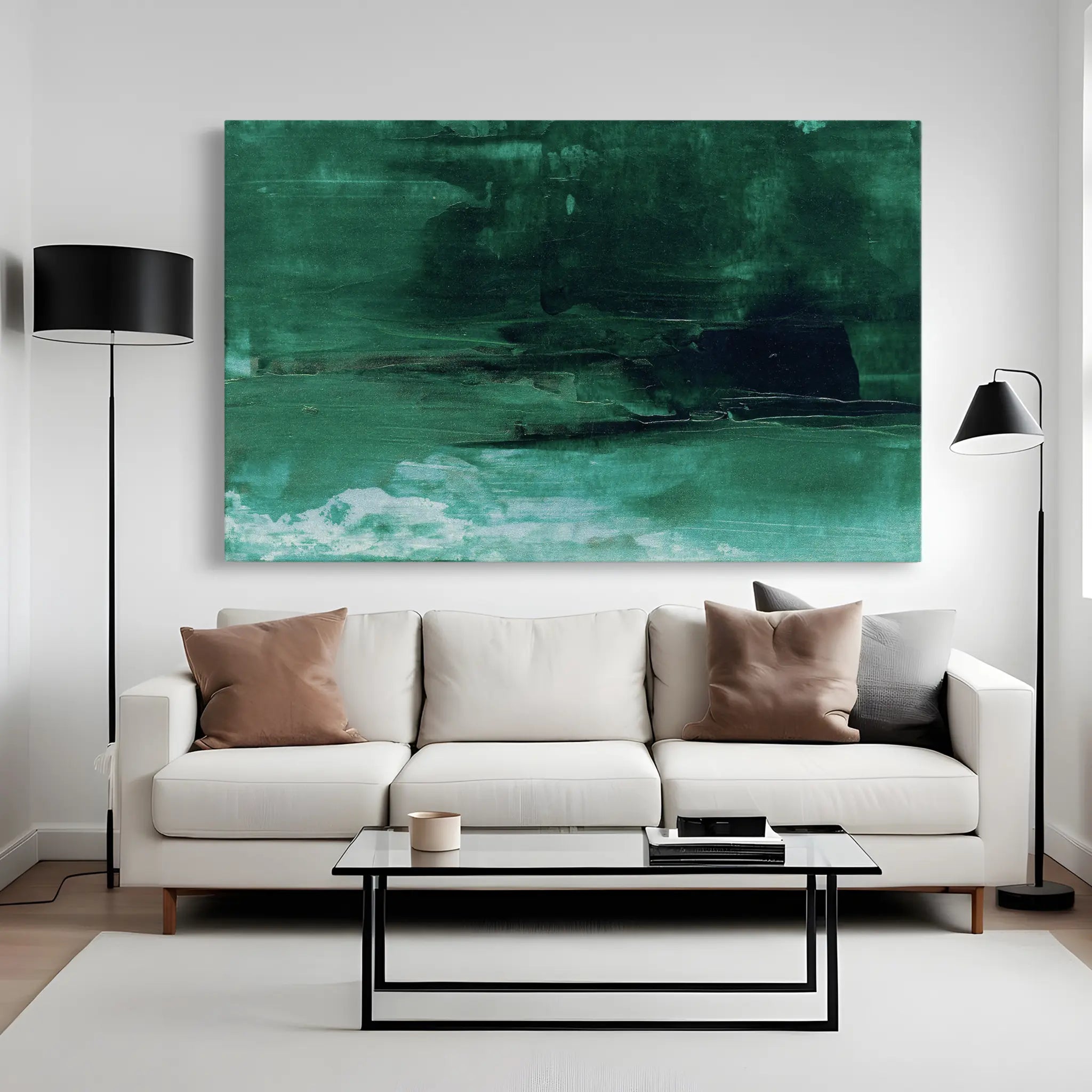 Abstract Canvas Wall Art WAD241-A 90 x 60 cm / Stretched on hidden frame