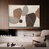 Boho 241 Canvas Art 90 x 60 cm / Stretched on hidden frame