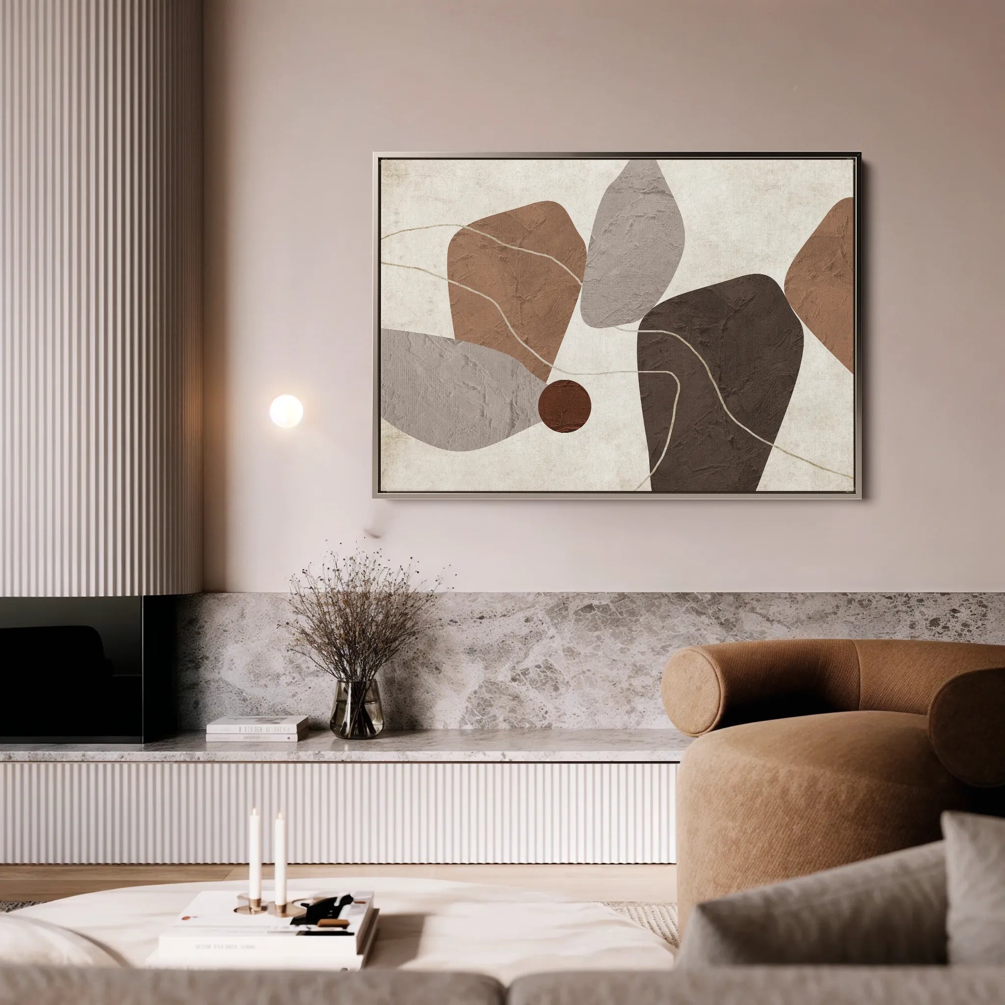 Boho Canvas Wall Art WAD241-BH 90 x 60 cm / Stretched on hidden frame