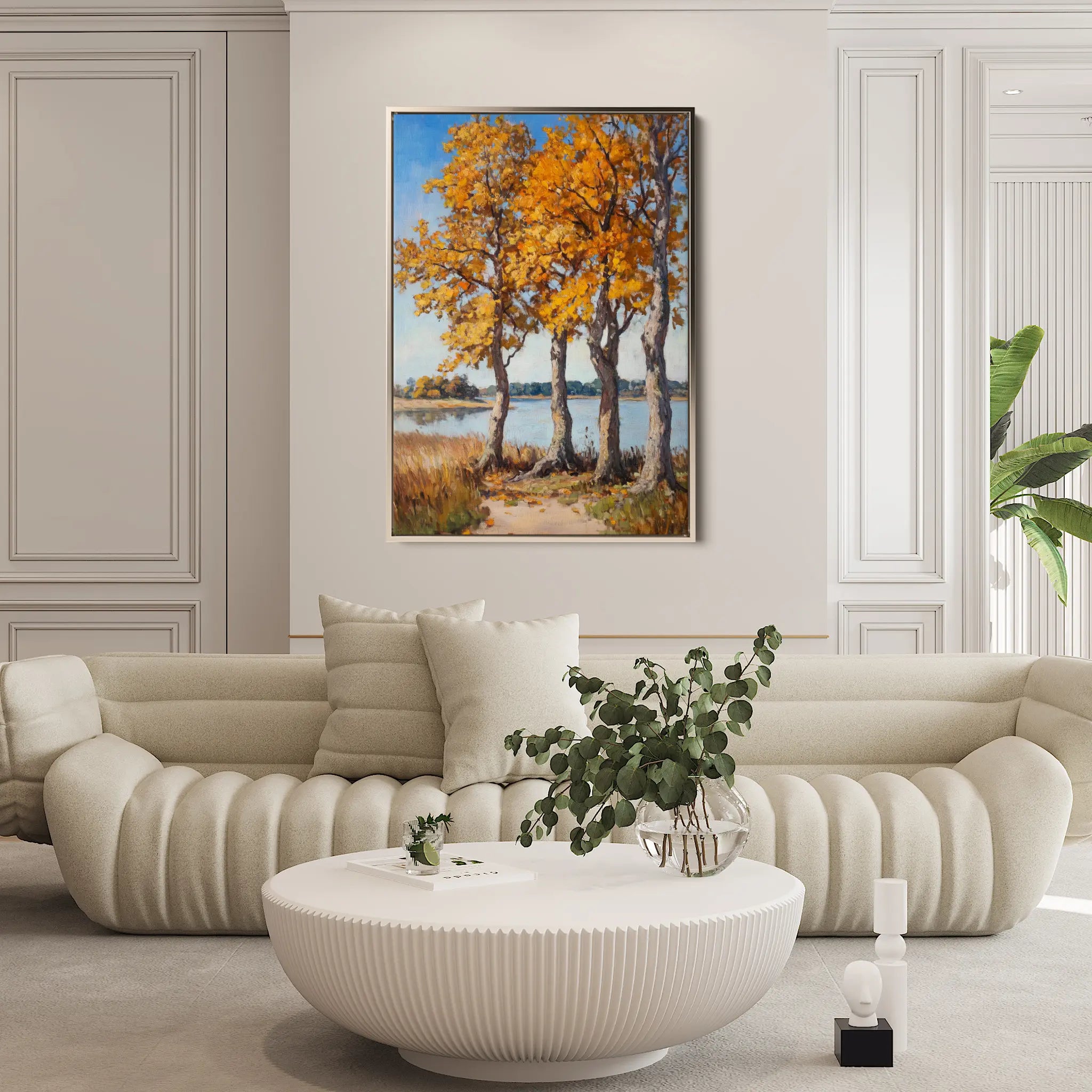 Landscape Canvas Wall Art WAD241-L 90 x 60 cm / Stretched on hidden frame