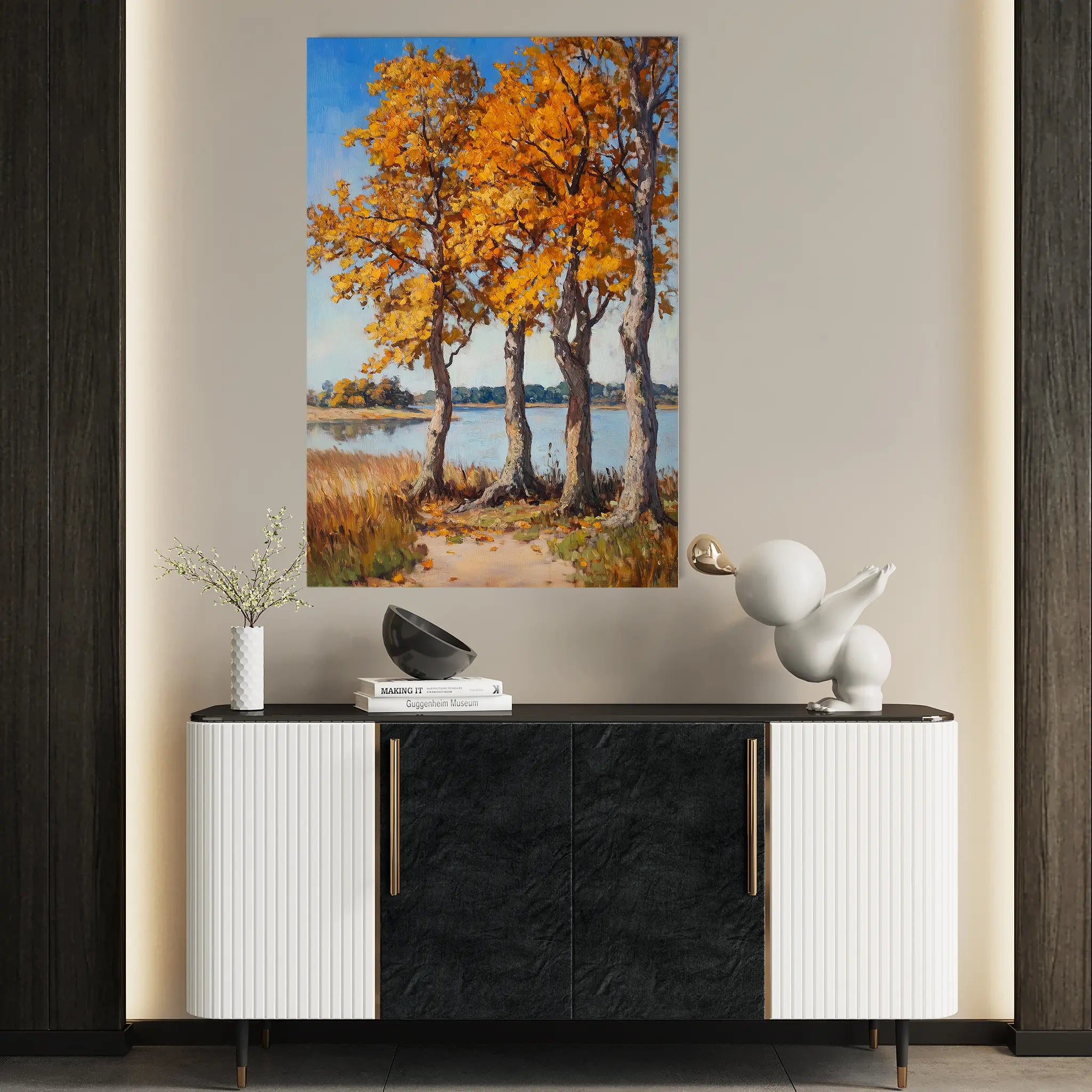 Landscape Canvas Wall Art WAD241-L 90 x 60 cm / Stretched on hidden frame