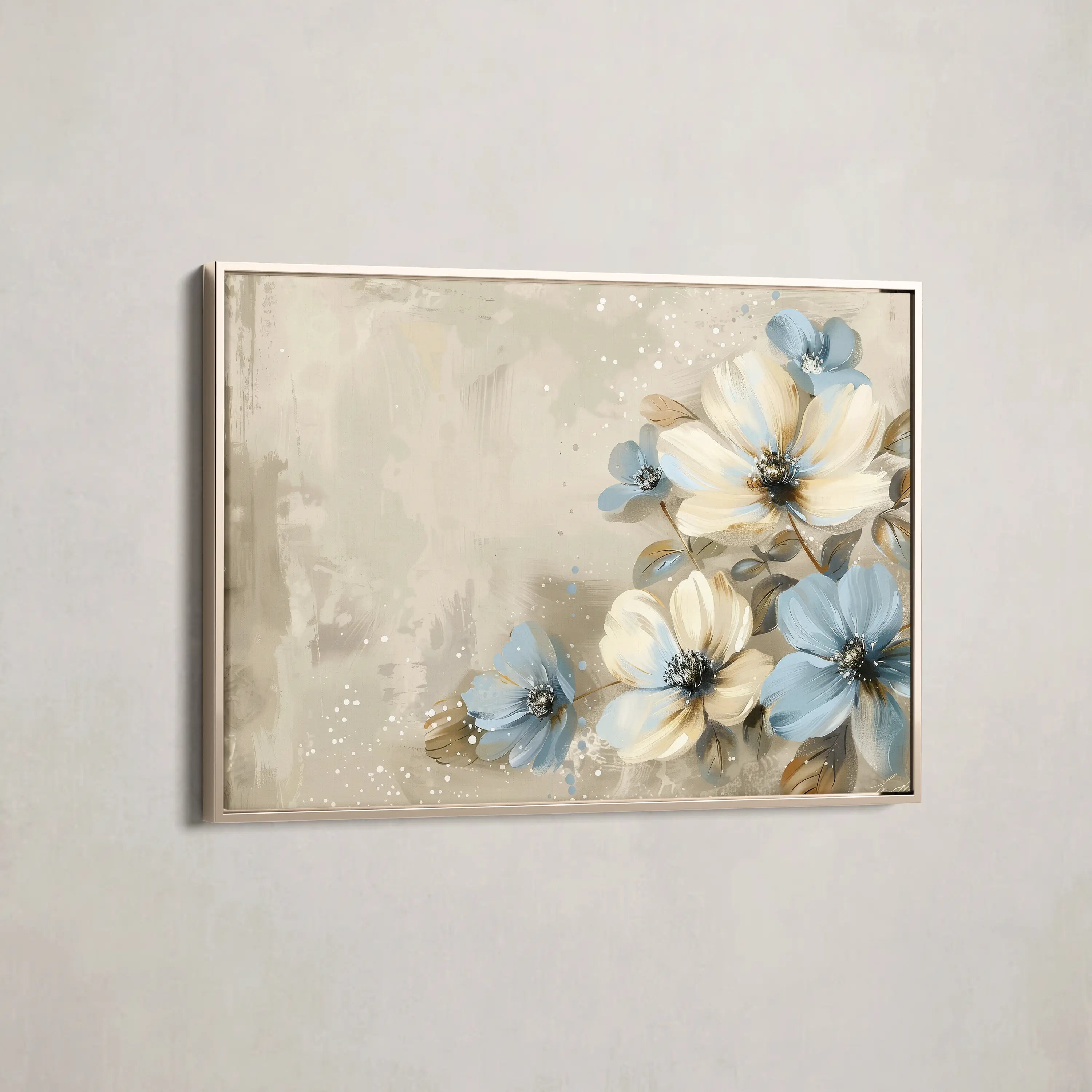 Floral Canvas Wall Art WAD242-F 90 x 60 cm / Stretched on hidden frame