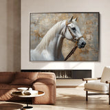 Horses 242 Canvas Art 90 x 60 cm / Stretched on hidden frame