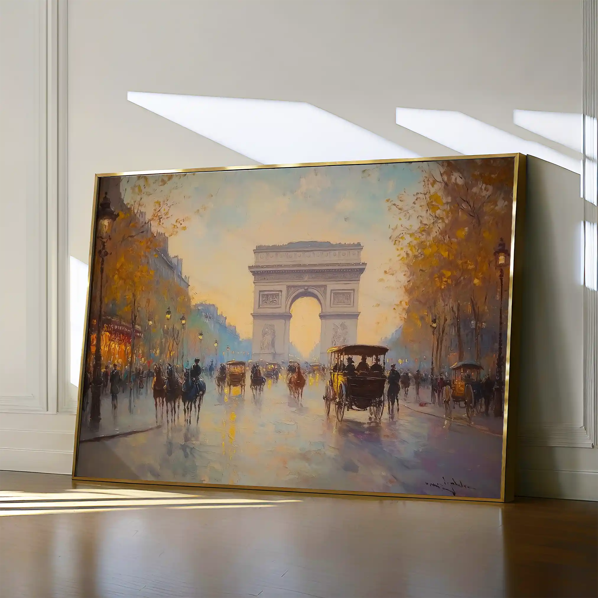 Landscape 242 Canvas Art 90 x 60 cm / Stretched on hidden frame