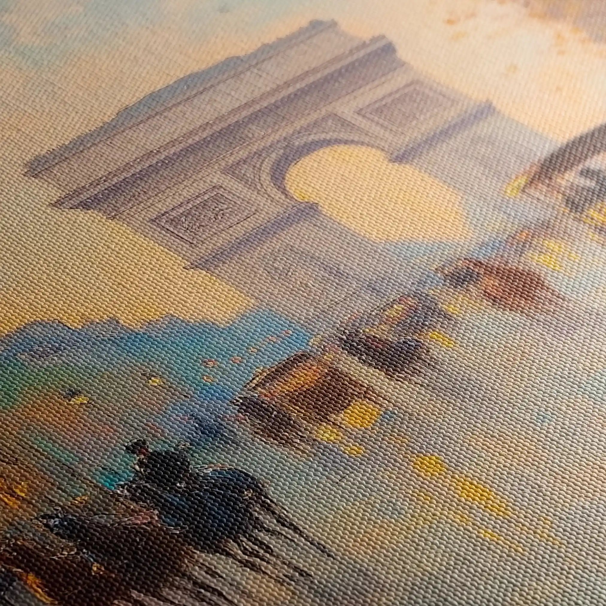 Landscape 242 Canvas Art 90 x 60 cm / Stretched on hidden frame