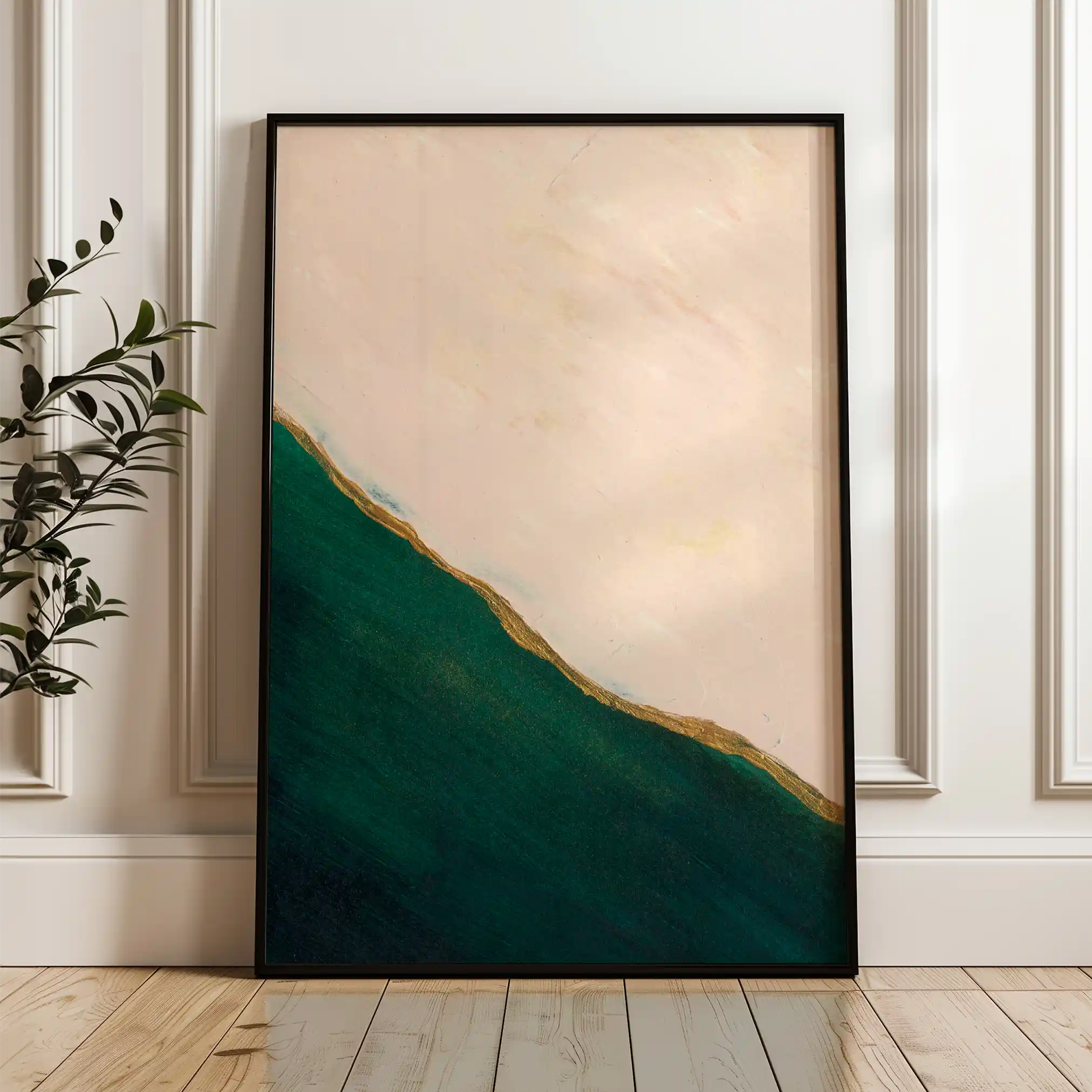 Abstract Canvas Wall Art WAD243-A 90 x 60 cm / Stretched on hidden frame