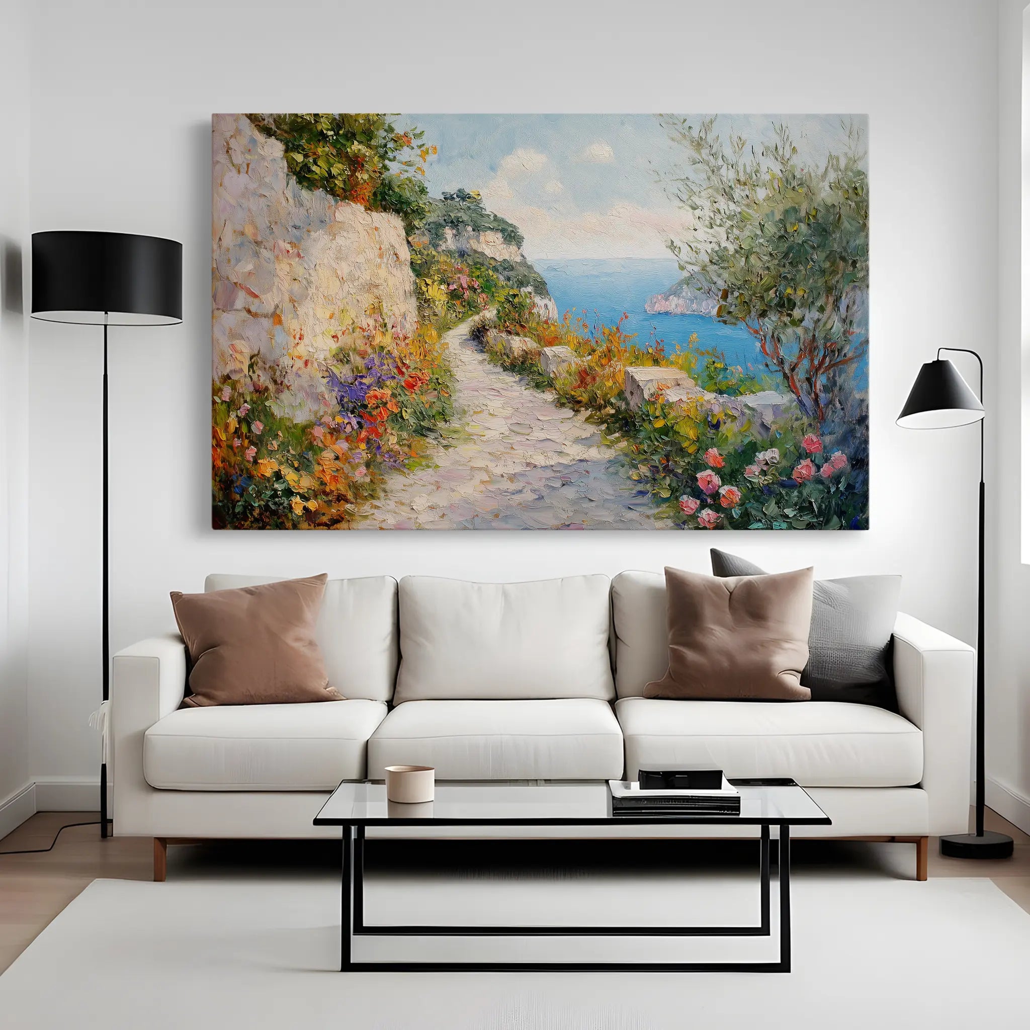 Landscape Canvas Wall Art WAD243-L 90 x 60 cm / Stretched on hidden frame