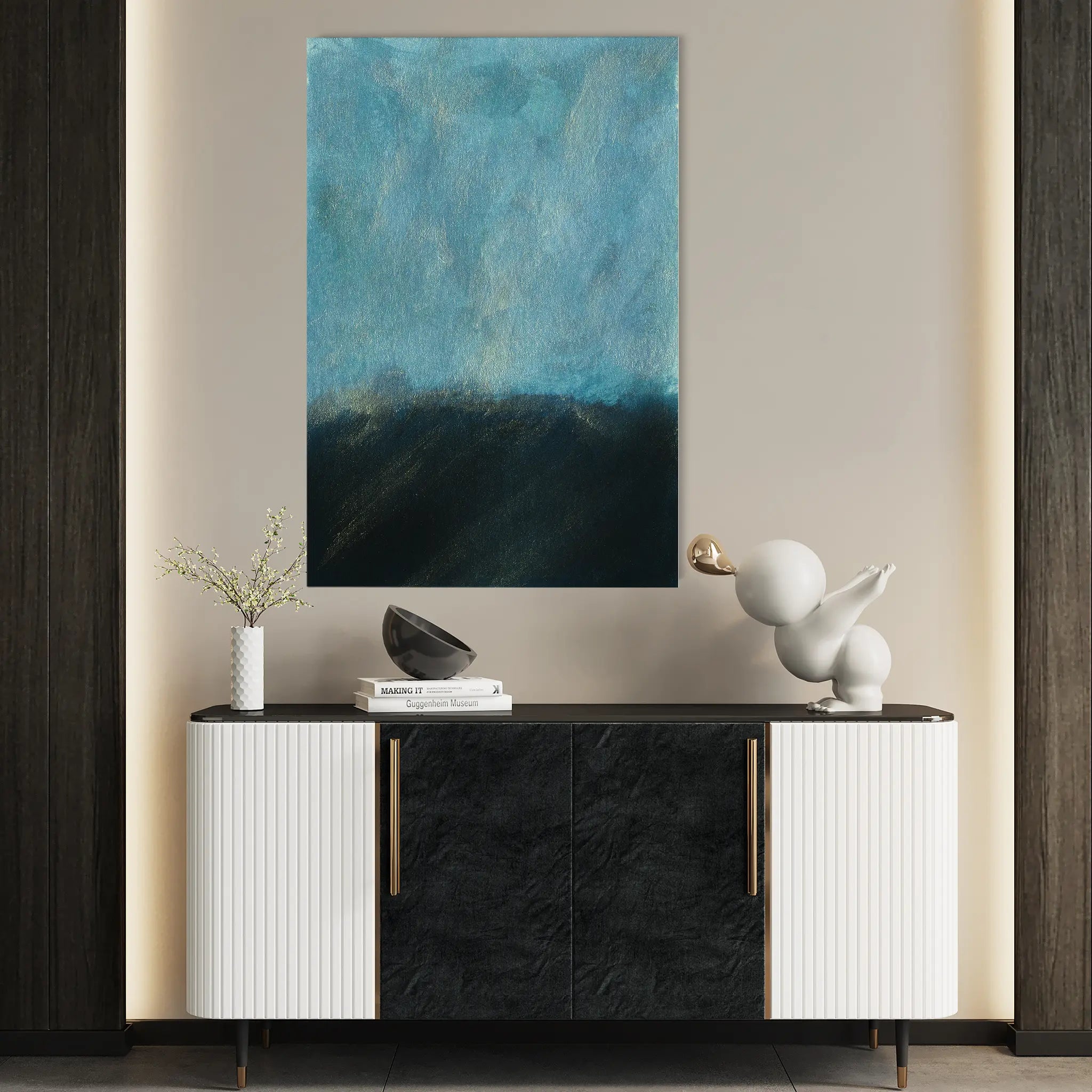 Abstract Canvas Wall Art WAD244-A 90 x 60 cm / Stretched on hidden frame