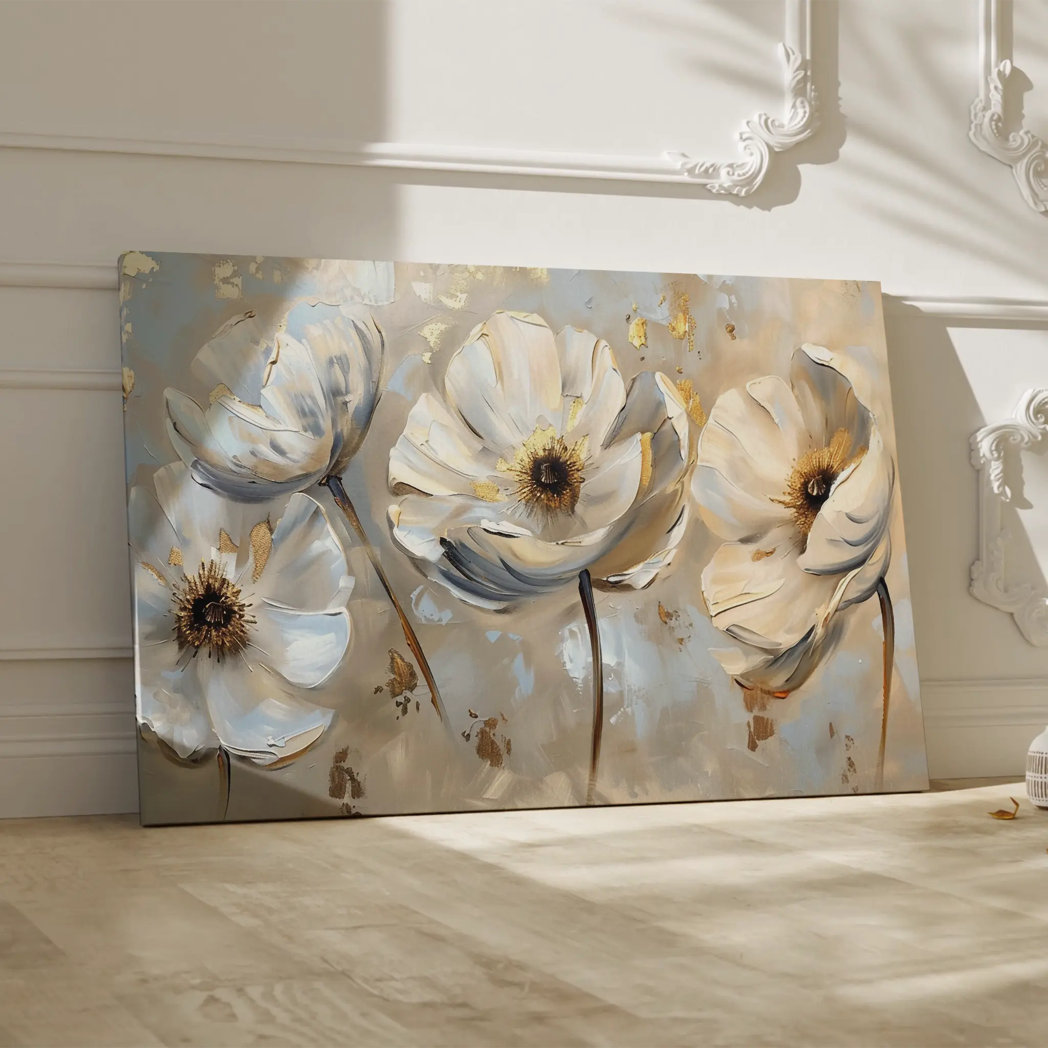 Floral Canvas Wall Art WAD244-F 90 x 60 cm / Stretched on hidden frame