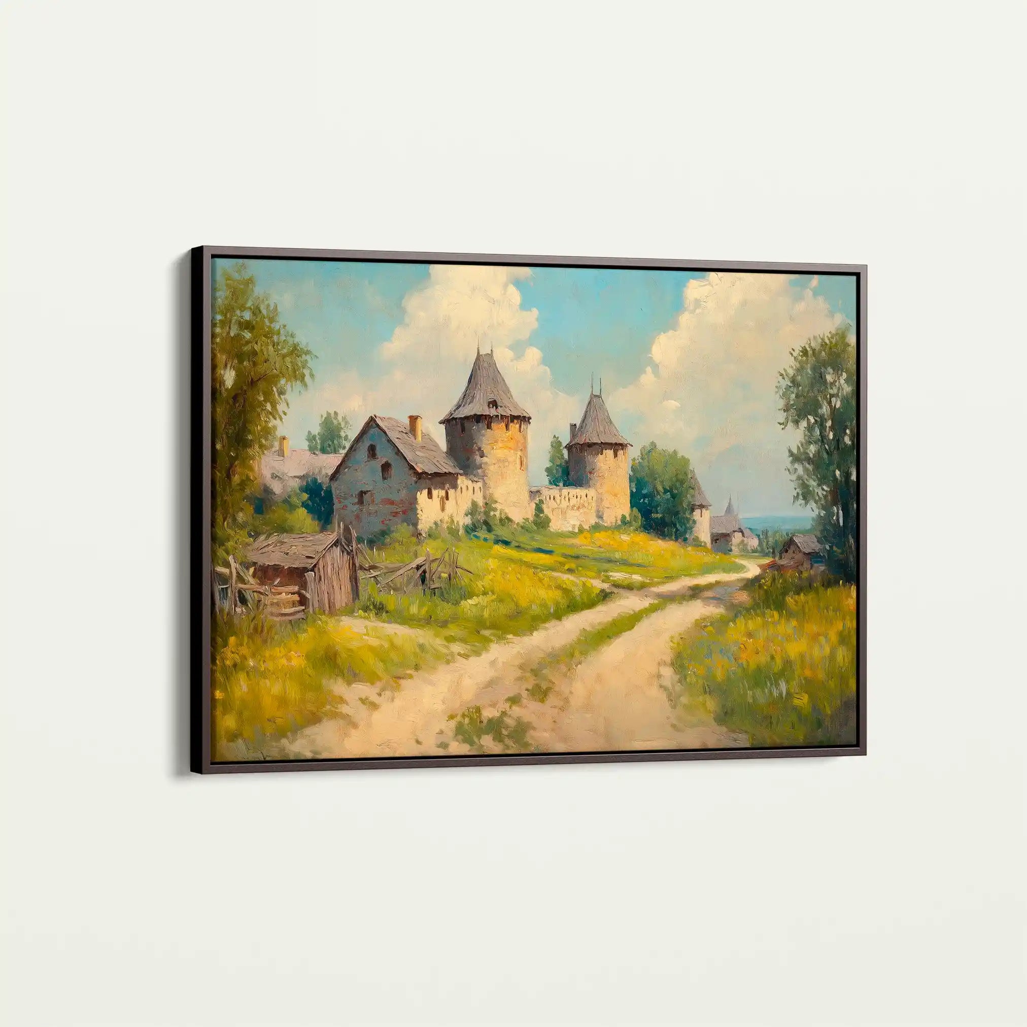 Landscape 244 Canvas Art 90 x 60 cm / Stretched on hidden frame