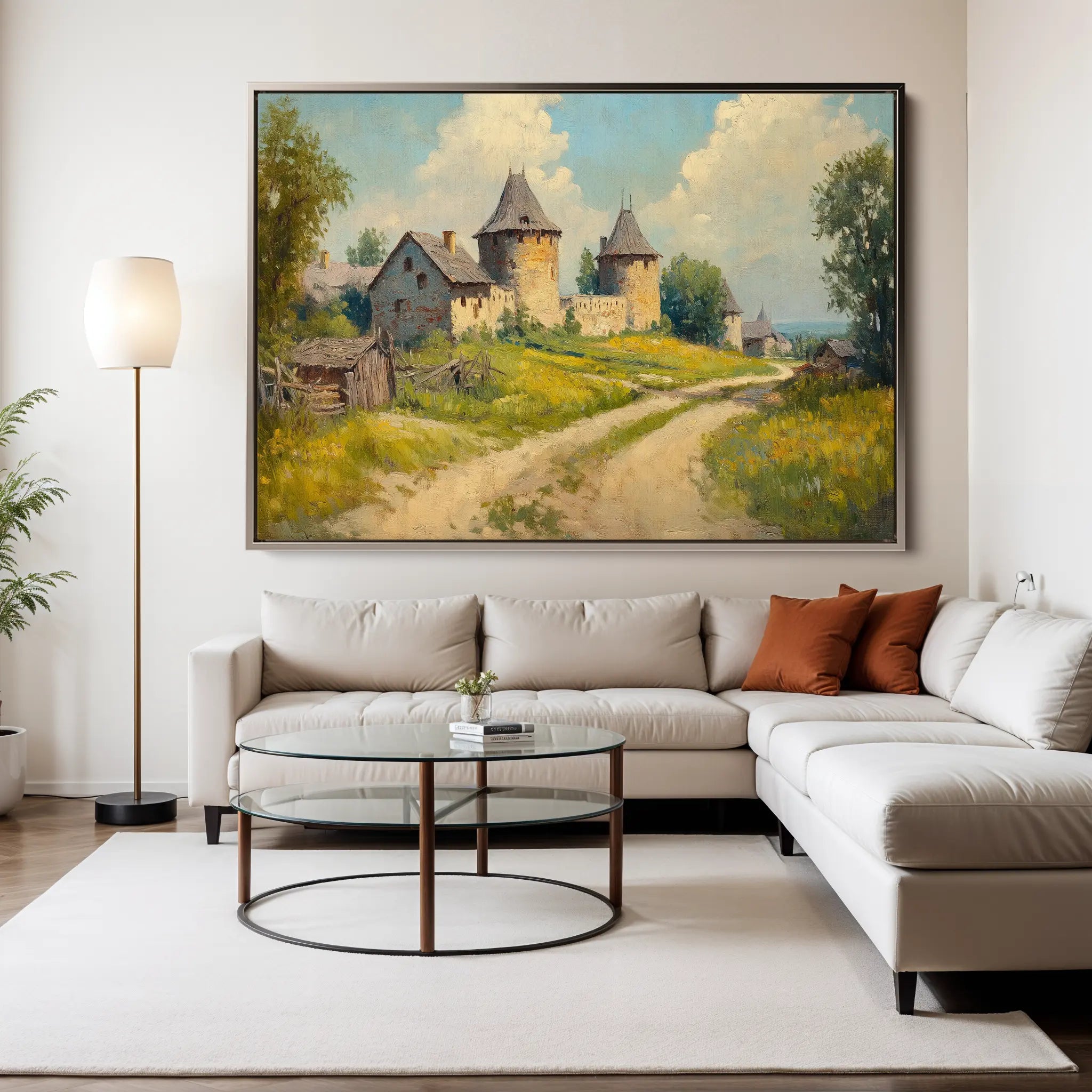 Landscape Canvas Wall Art WAD244-L 90 x 60 cm / Stretched on hidden frame