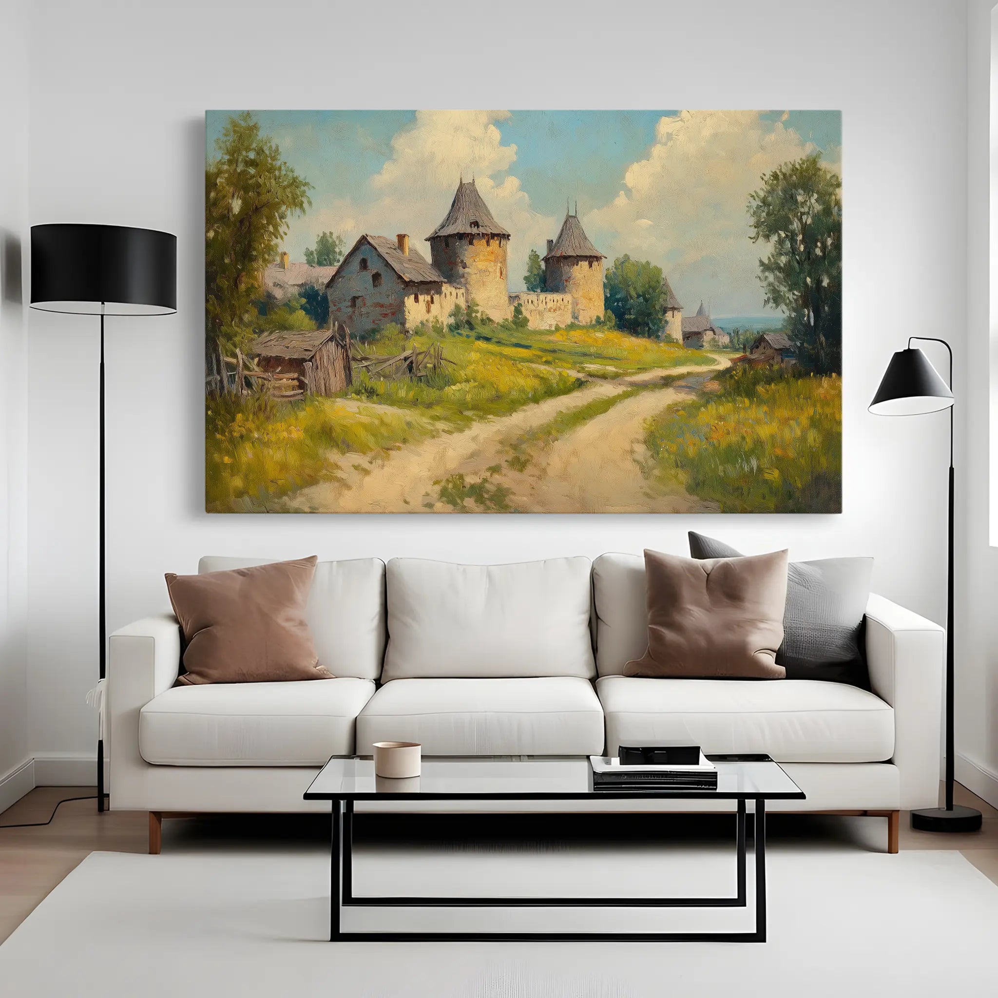 Landscape Canvas Wall Art WAD244-L 90 x 60 cm / Stretched on hidden frame