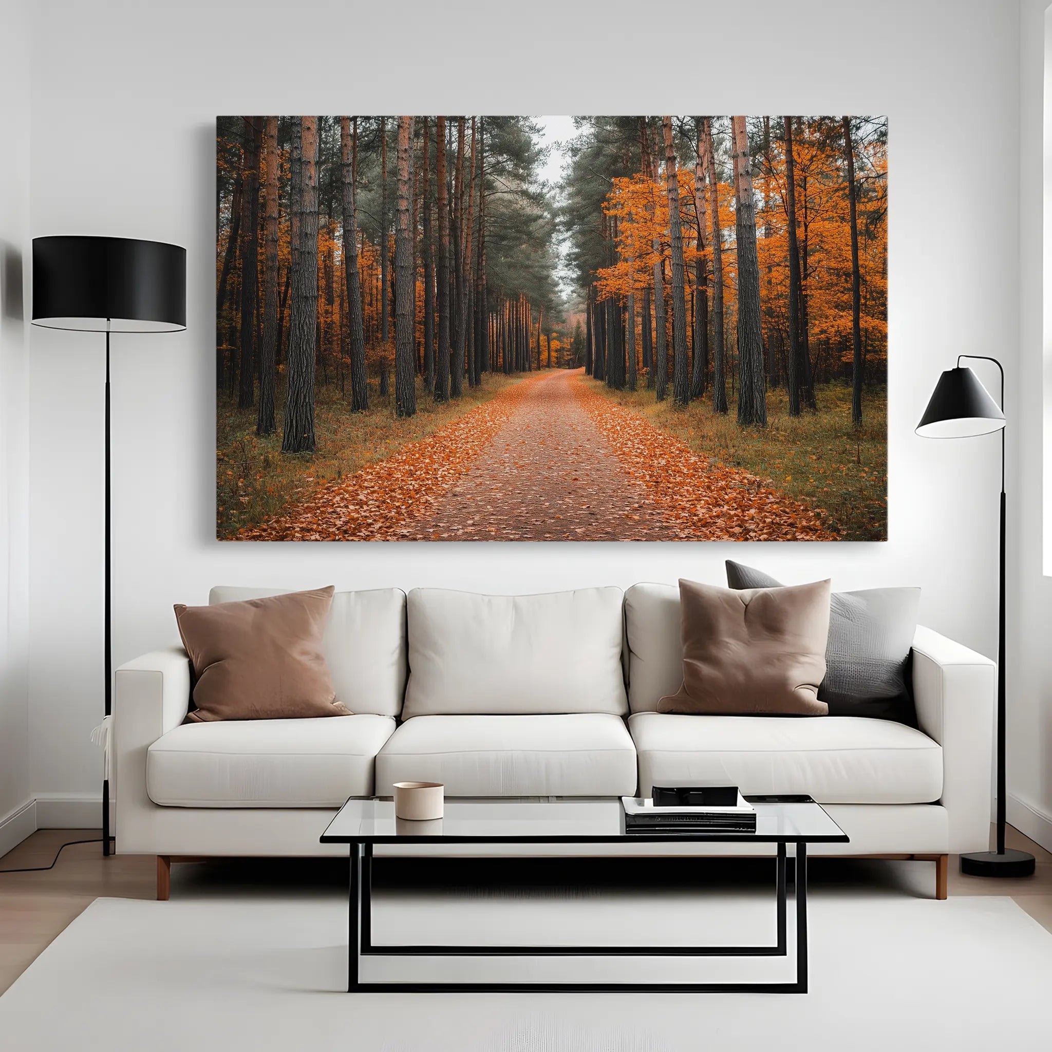 Landscape Canvas Wall Art WAD245-L 90 x 60 cm / Stretched on hidden frame