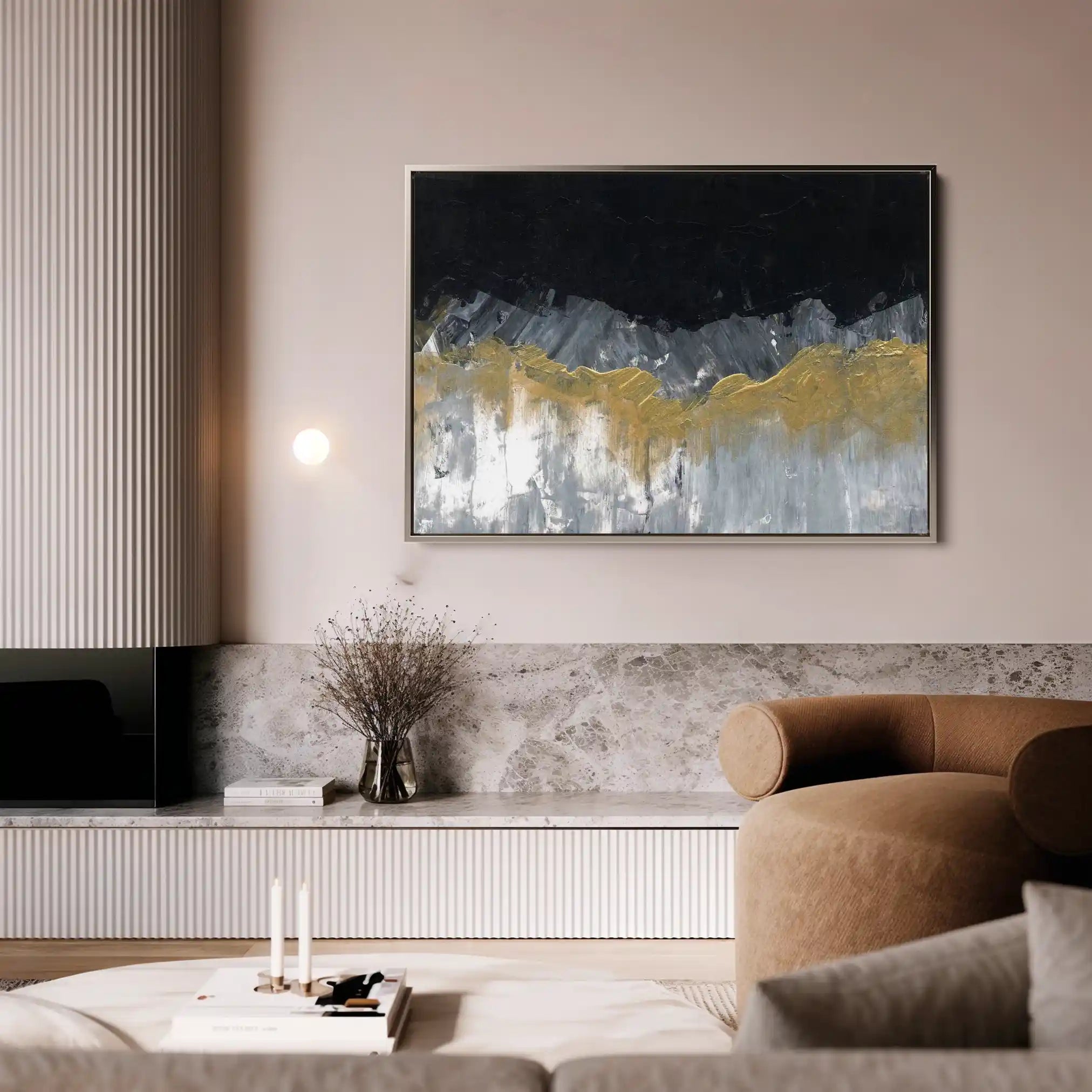 Abstract 246 Canvas Art 60 x 40 cm / Stretched on hidden frame