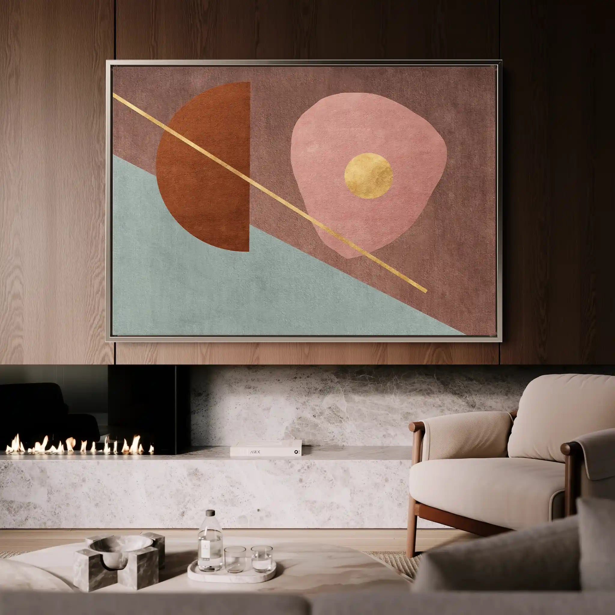 Boho 246 Canvas Art 90 x 60 cm / Stretched on hidden frame