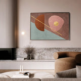 Boho 246 Canvas Art 90 x 60 cm / Stretched on hidden frame