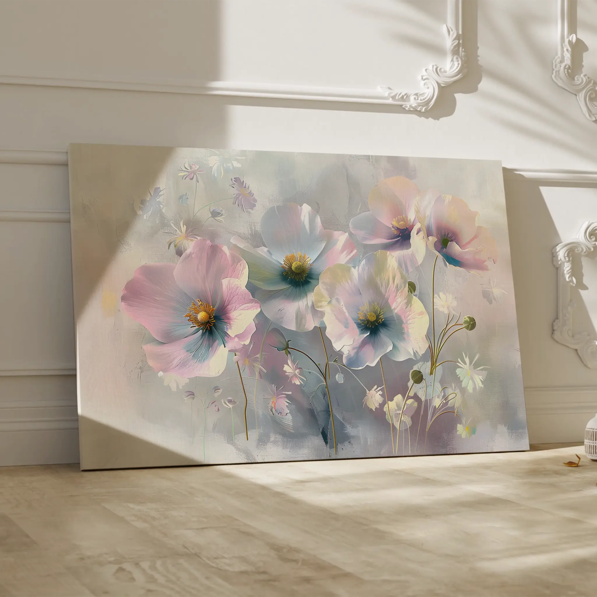 Floral Canvas Wall Art WAD246-F 90 x 60 cm / Stretched on hidden frame