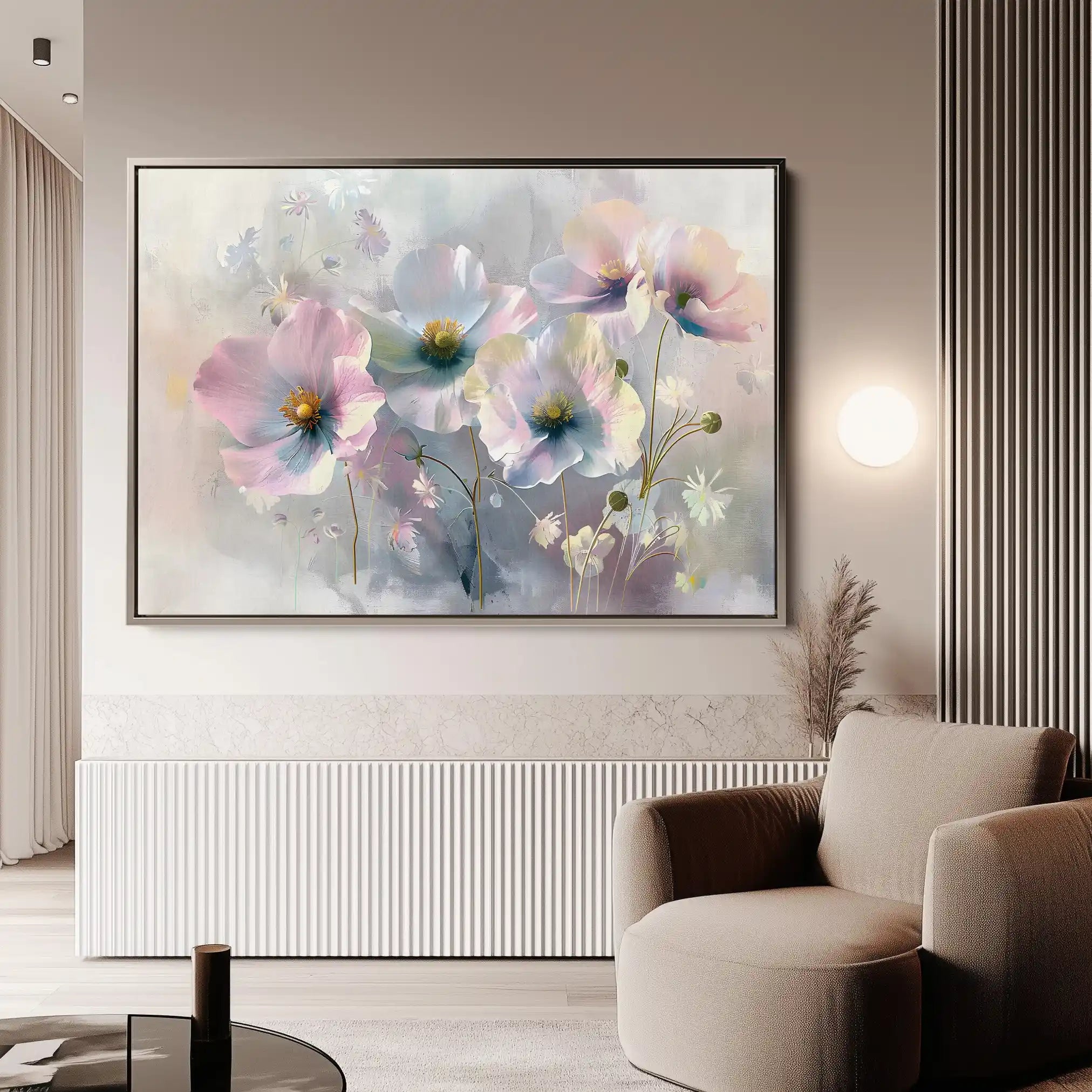 Floral Canvas Wall Art WAD246-F 90 x 60 cm / Stretched on hidden frame