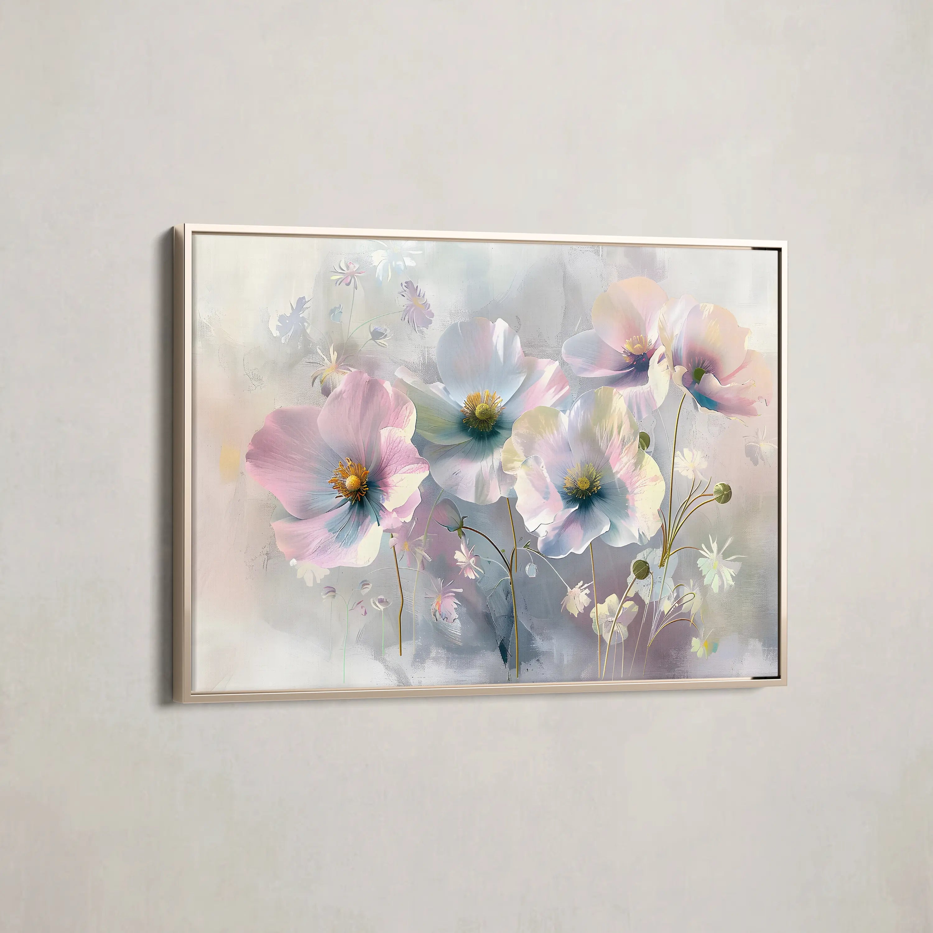 Floral Canvas Wall Art WAD246-F 90 x 60 cm / Stretched on hidden frame