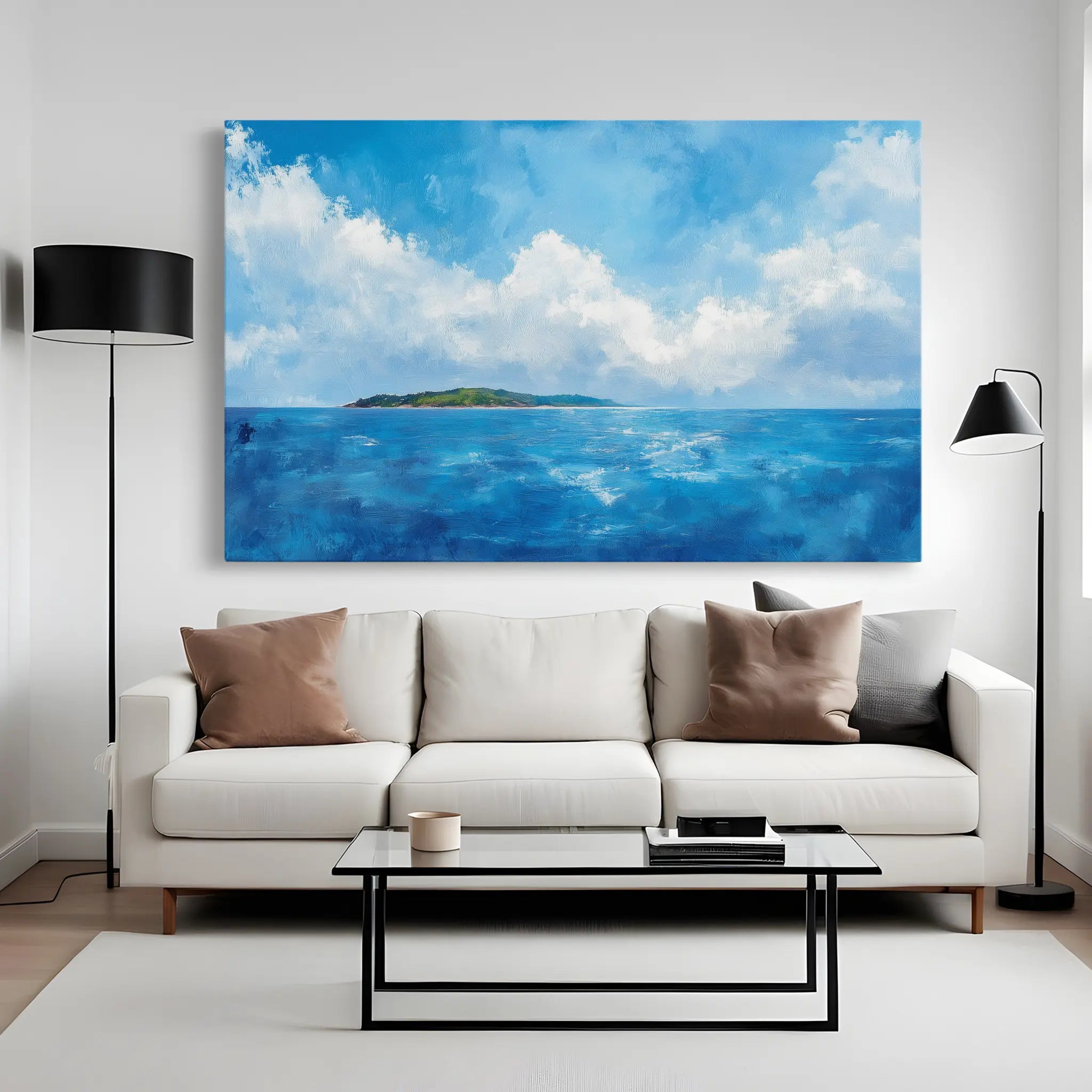 Landscape Canvas Wall Art WAD246-L 90 x 60 cm / Stretched on hidden frame