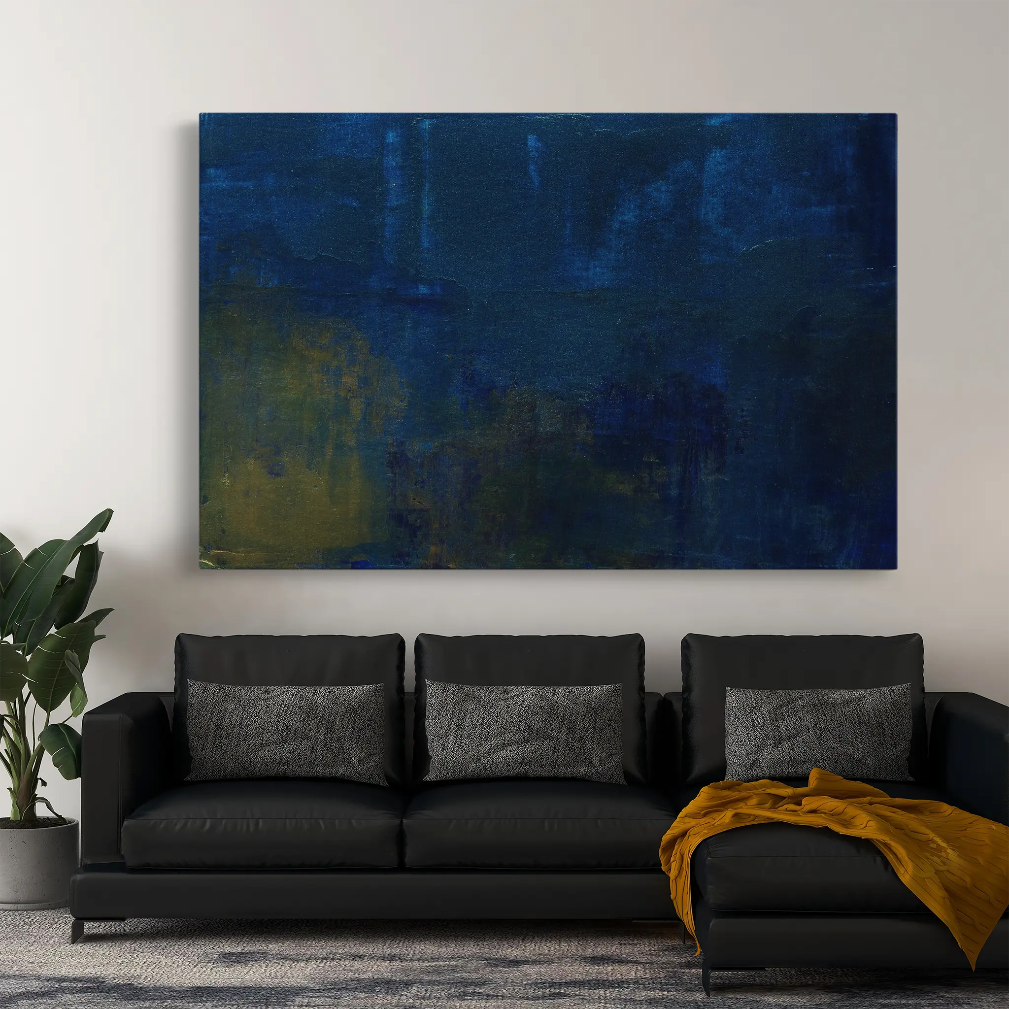 Abstract Canvas Wall Art WAD247-A 90 x 60 cm / Stretched on hidden frame