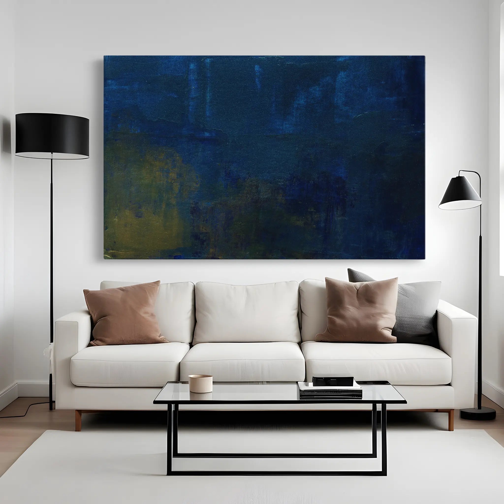 Abstract Canvas Wall Art WAD247-A 90 x 60 cm / Stretched on hidden frame