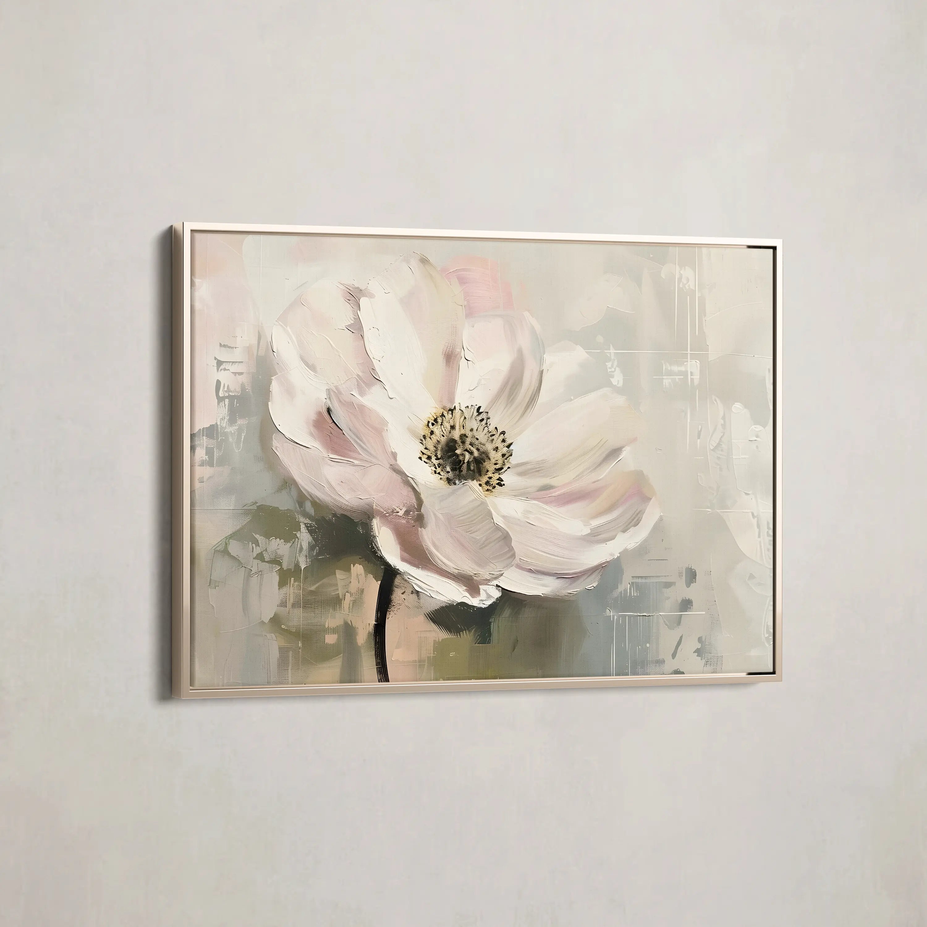 Floral Canvas Wall Art WAD247-F 90 x 60 cm / Stretched on hidden frame